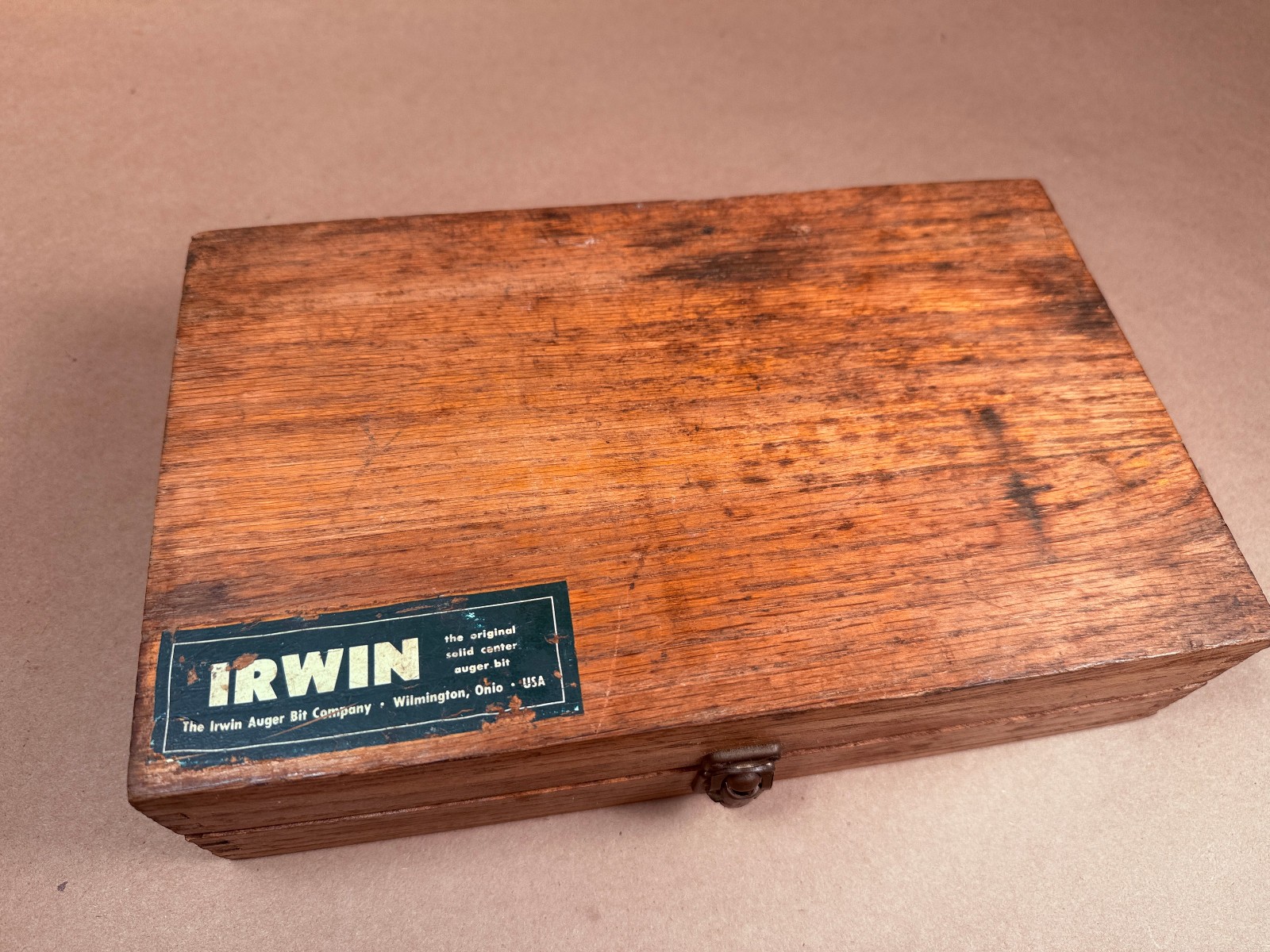 Vintage Irwin Complete 13pc Set Auger Brace Drill Bits w/ original Box Excellent
