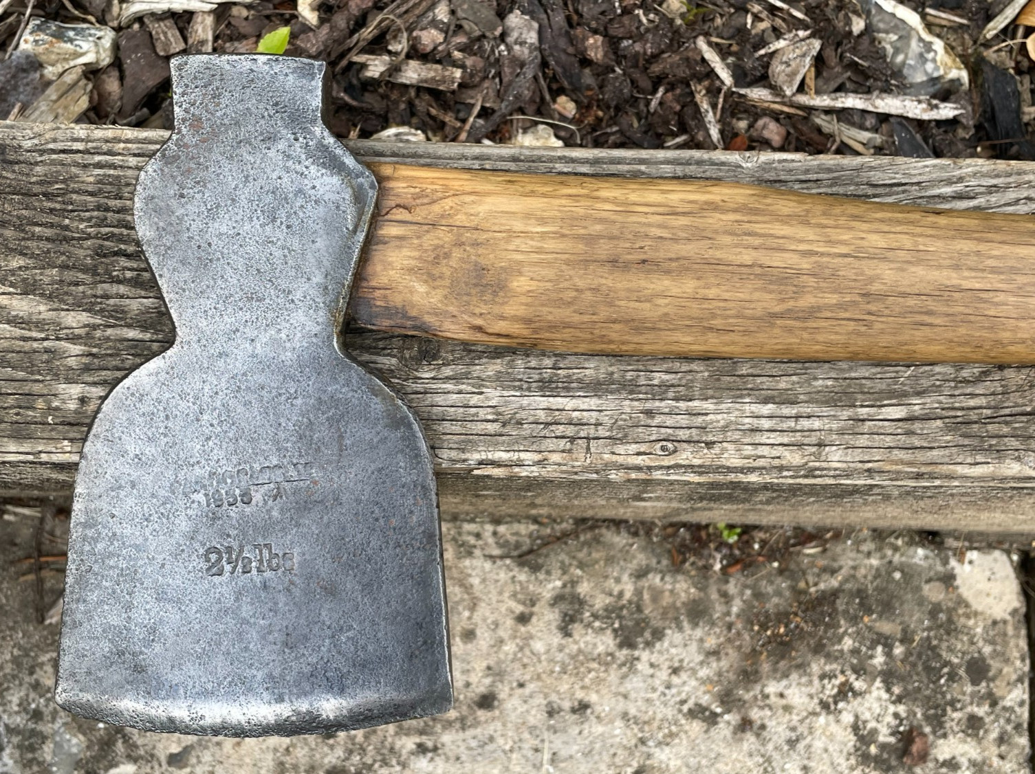 Vintage Branded Military 1953 2-1/2lb Axe Wood Log Chopper Felling Axe Old Tool