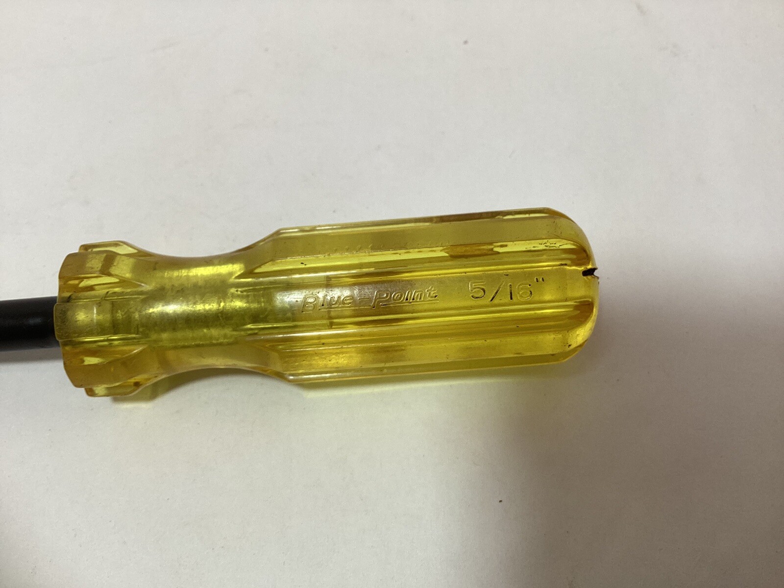 Vintage Blue Point 5/16 Hex Driver Yellow Handle