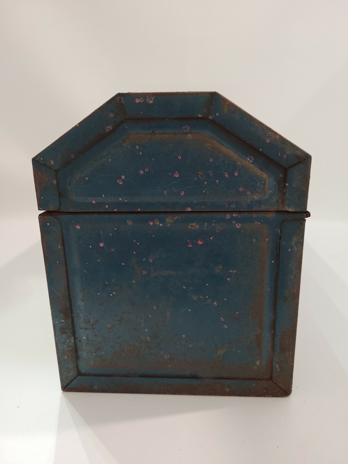 Tool Box Metal Grant’s Carry Storage Box Removable Tray Blue 1960’s Vintage Old