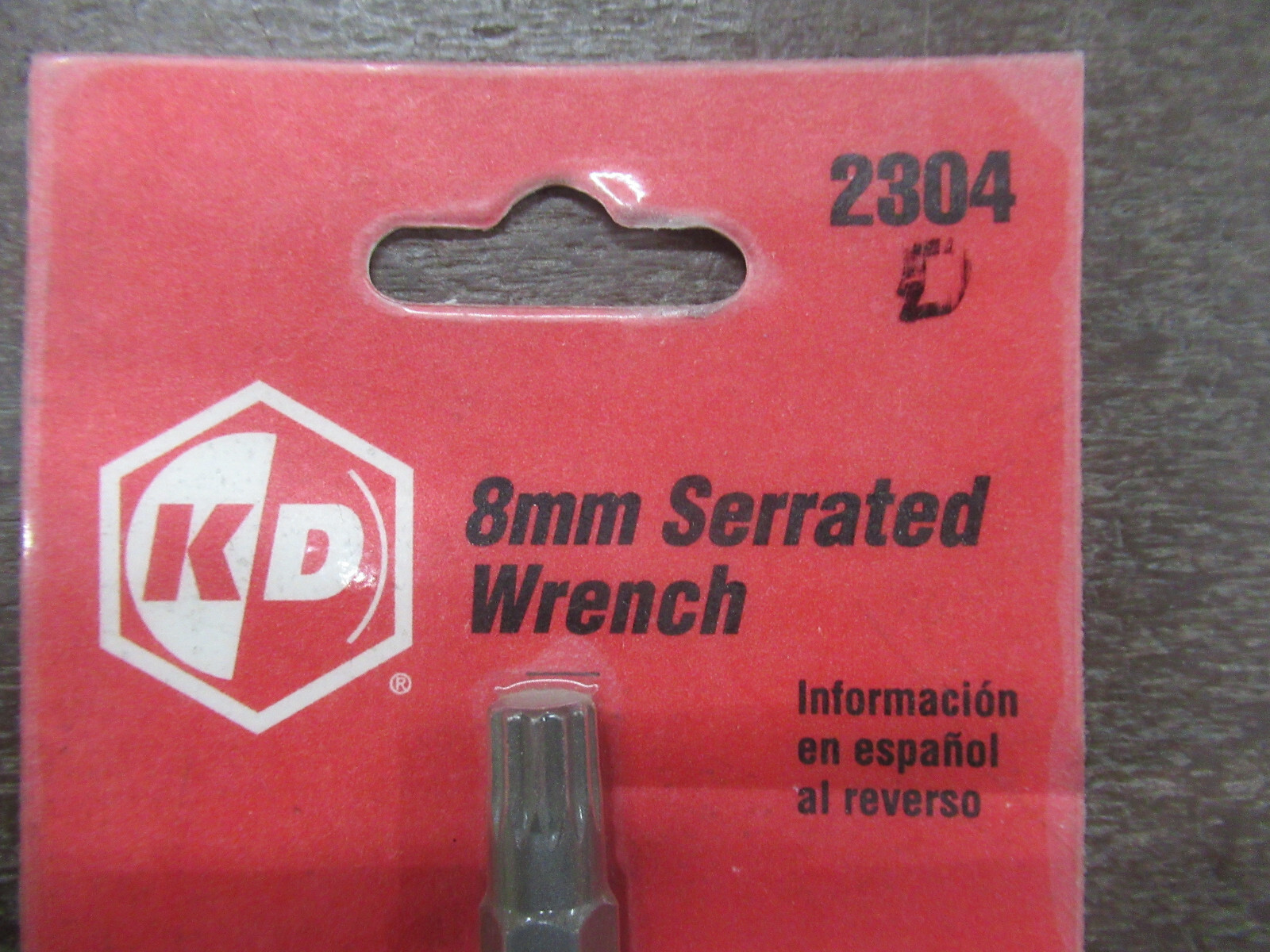 K&D 2304 8MM SERRATED WRENCH