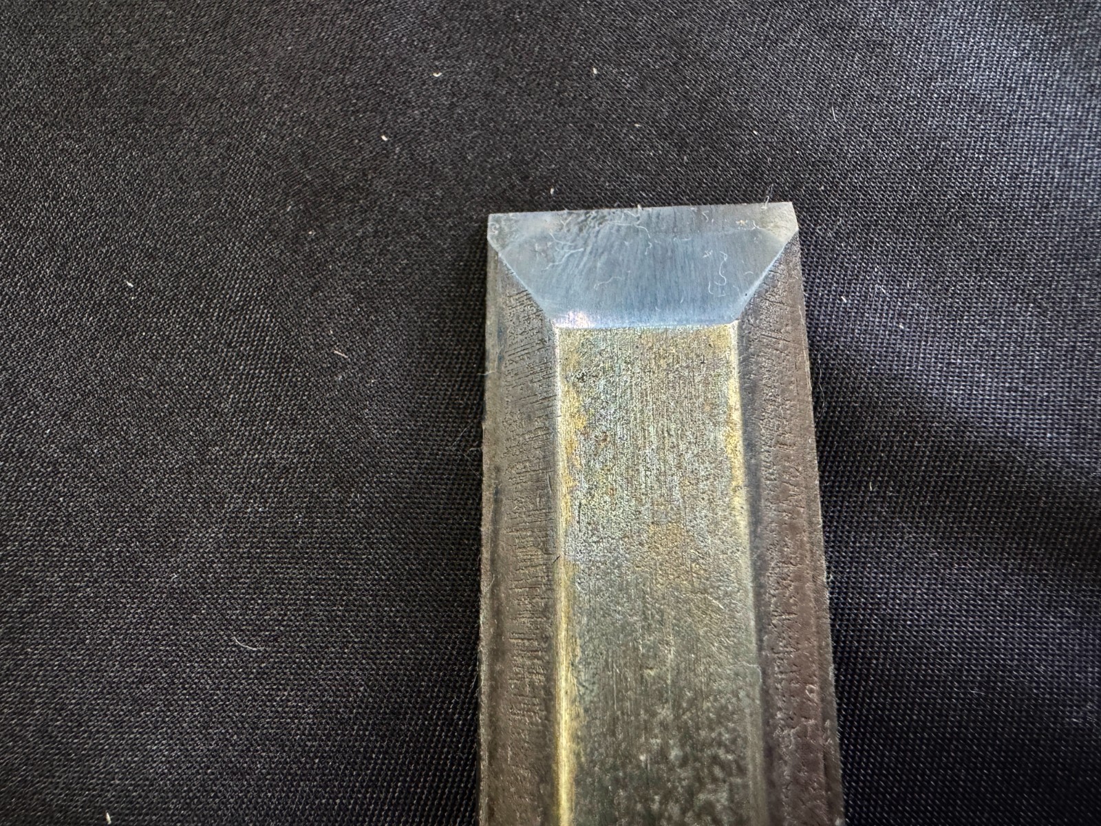 Vintage Japanese Nomi Chisel Used By Japanese Carpenter Showa Era Sharp Tooln 15