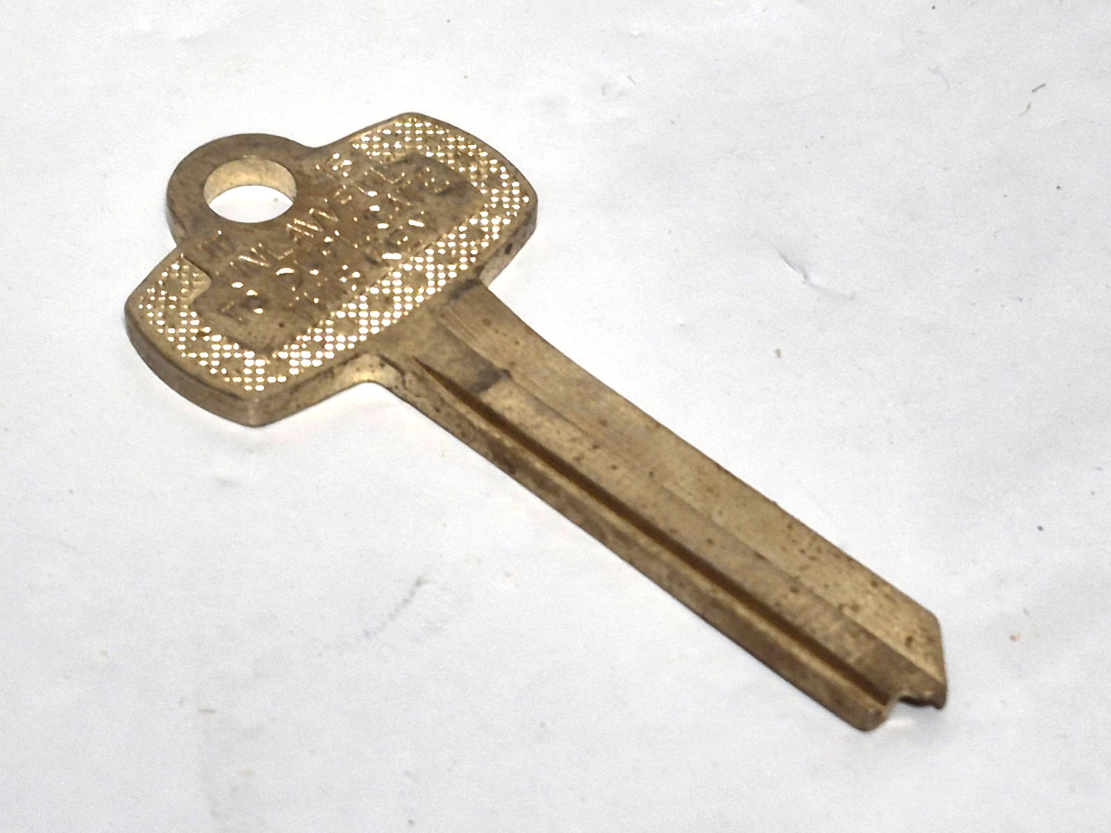 KEY BLANK FOR “F” KEYWAY-Stamped “Duplication Prohibited”
