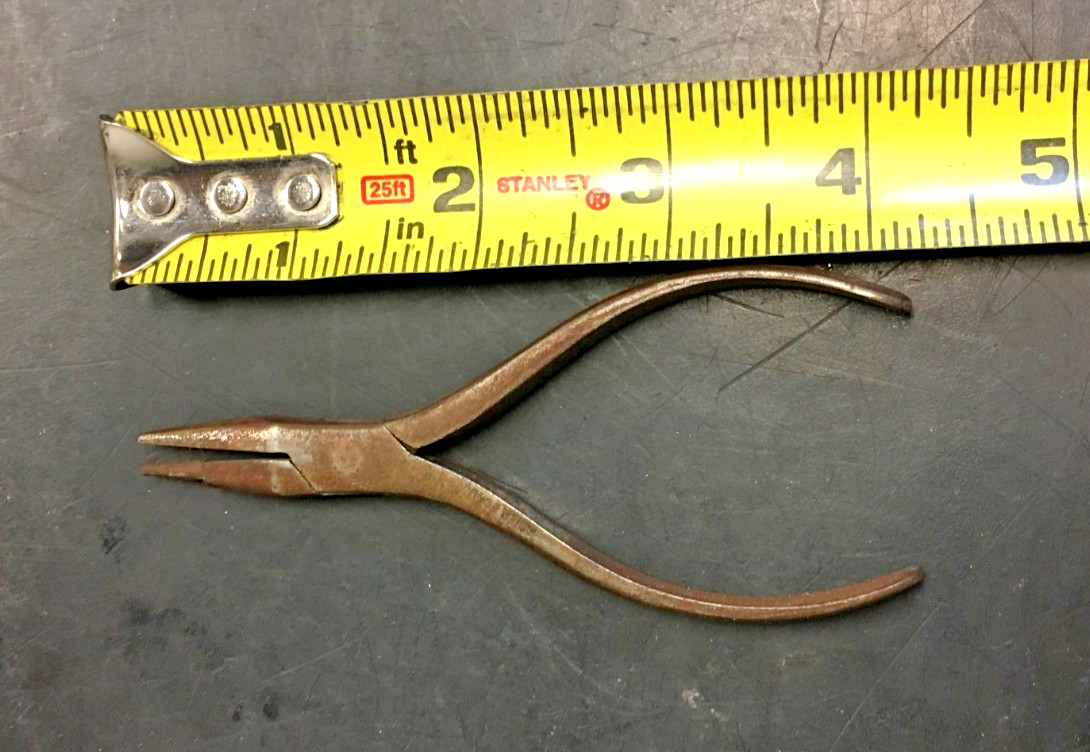 Round Nose 4″Pliers, VINTAGE