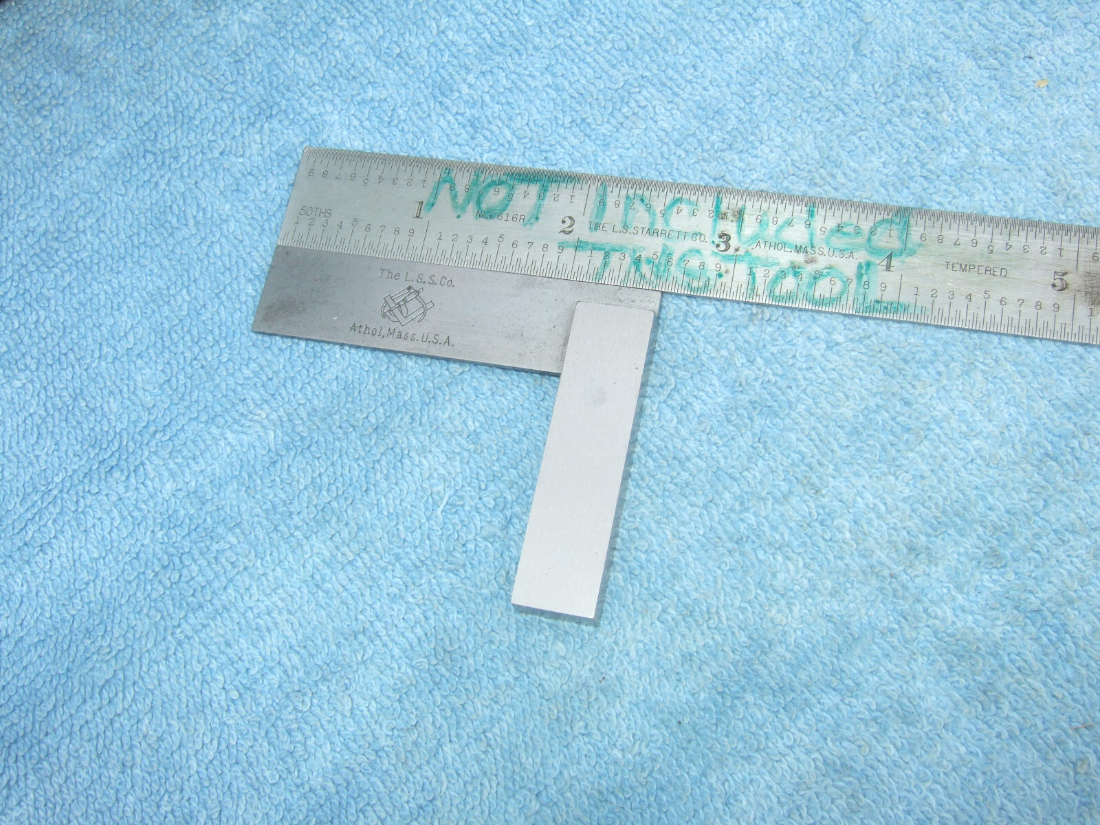 STARRETT No.20 VINTAGE OLD 2 In. SQUARE USA MACHINIST INSPECTION NO ENGRAVING 2A