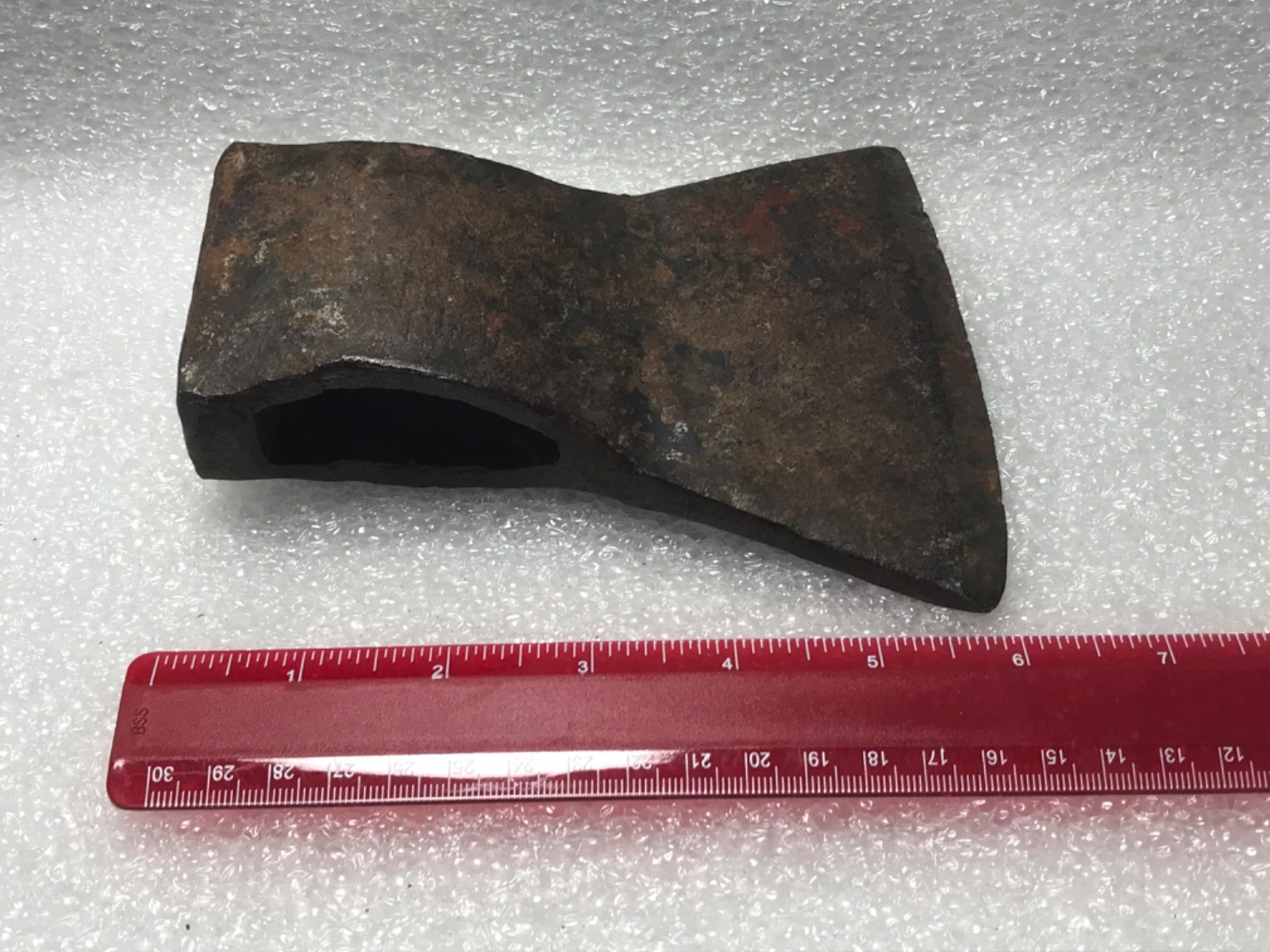 Vintage USSR Axe Head 1400g Soviet Hatchet Steel Ready Use Camping Bushcraft