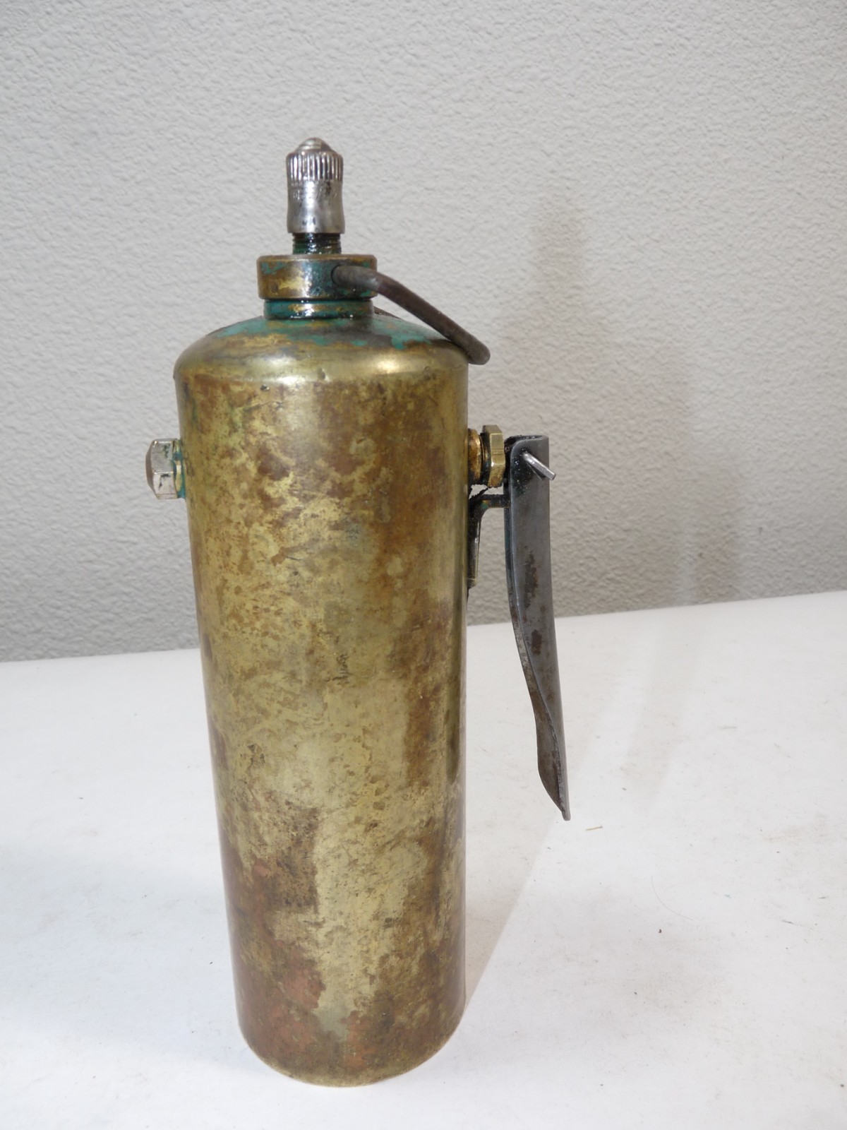 Vintage Brass 8oz Sure Shot Air Pressurized Degreaser Spay Bottle