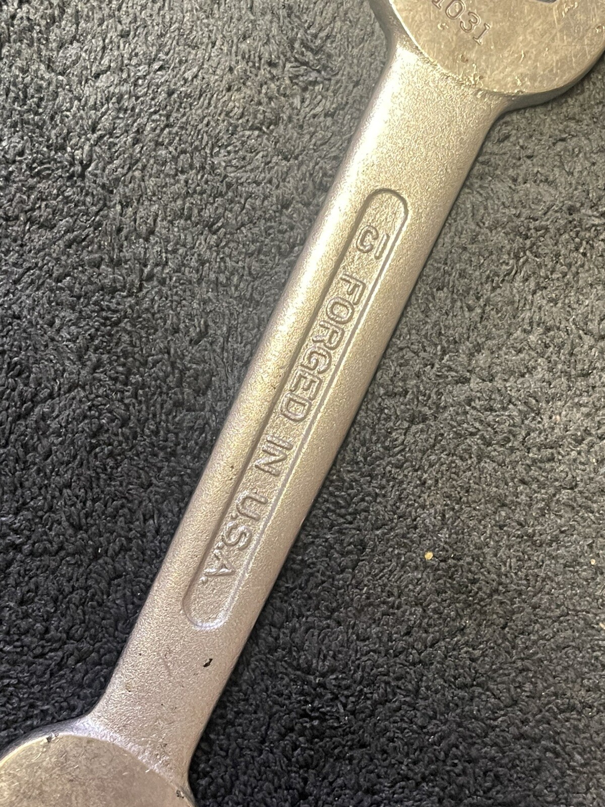 Vintage Craftsman Underline C CI 1031 7/8” X 25/32 Double Open End Wrench! Nice!