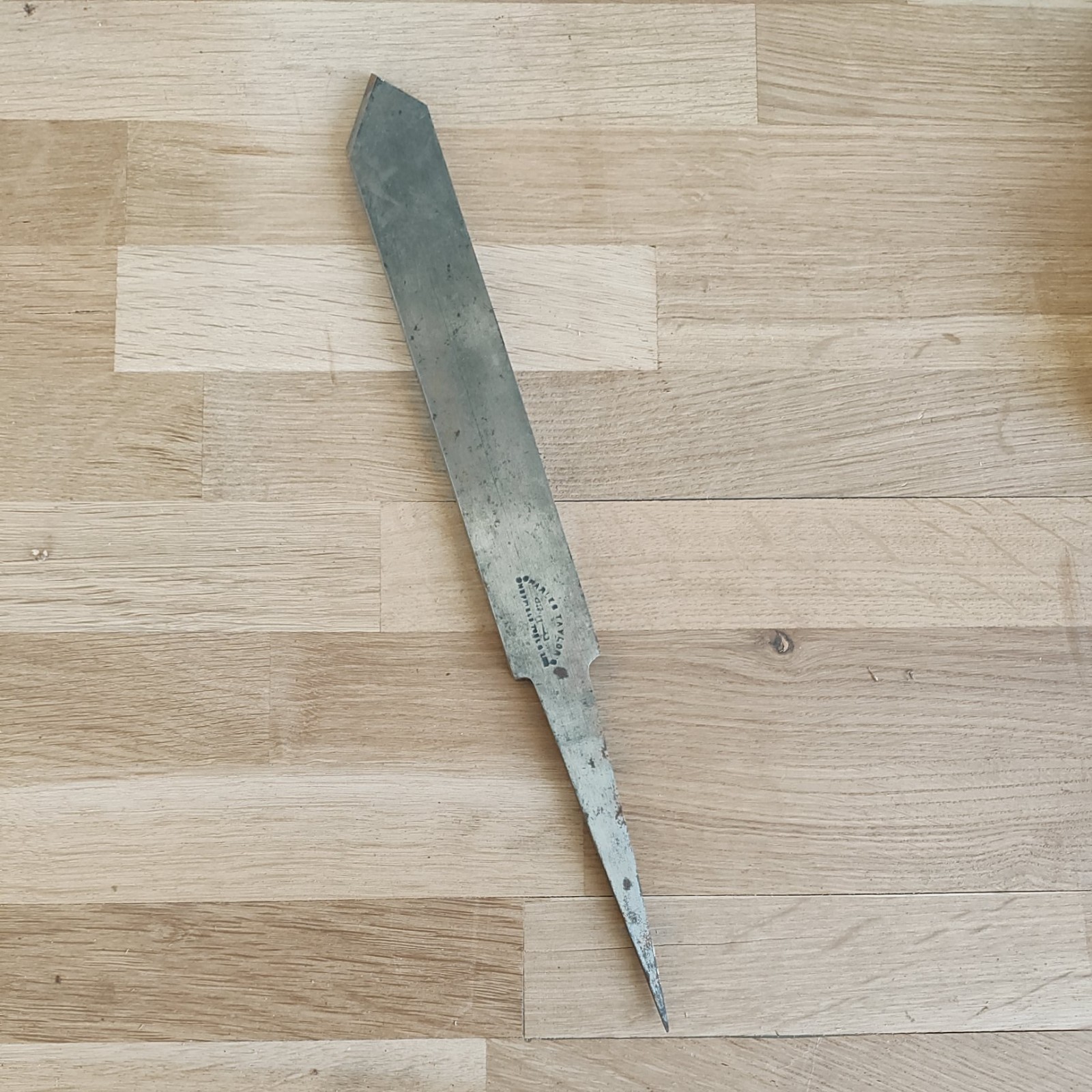Charles Taylor sheffield Vintage Wood Turning Chisel blade L 14″