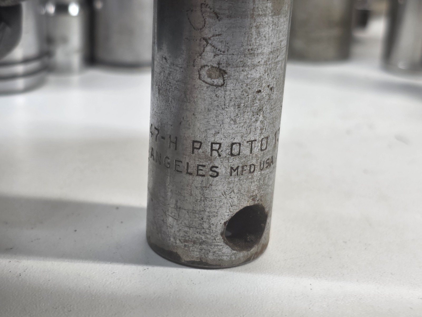 SOCKET, DEEP 1/2″ DRIVE 13/16″ 6PT, PROTO 5347-H, Circa 1949-56, SKU 9096