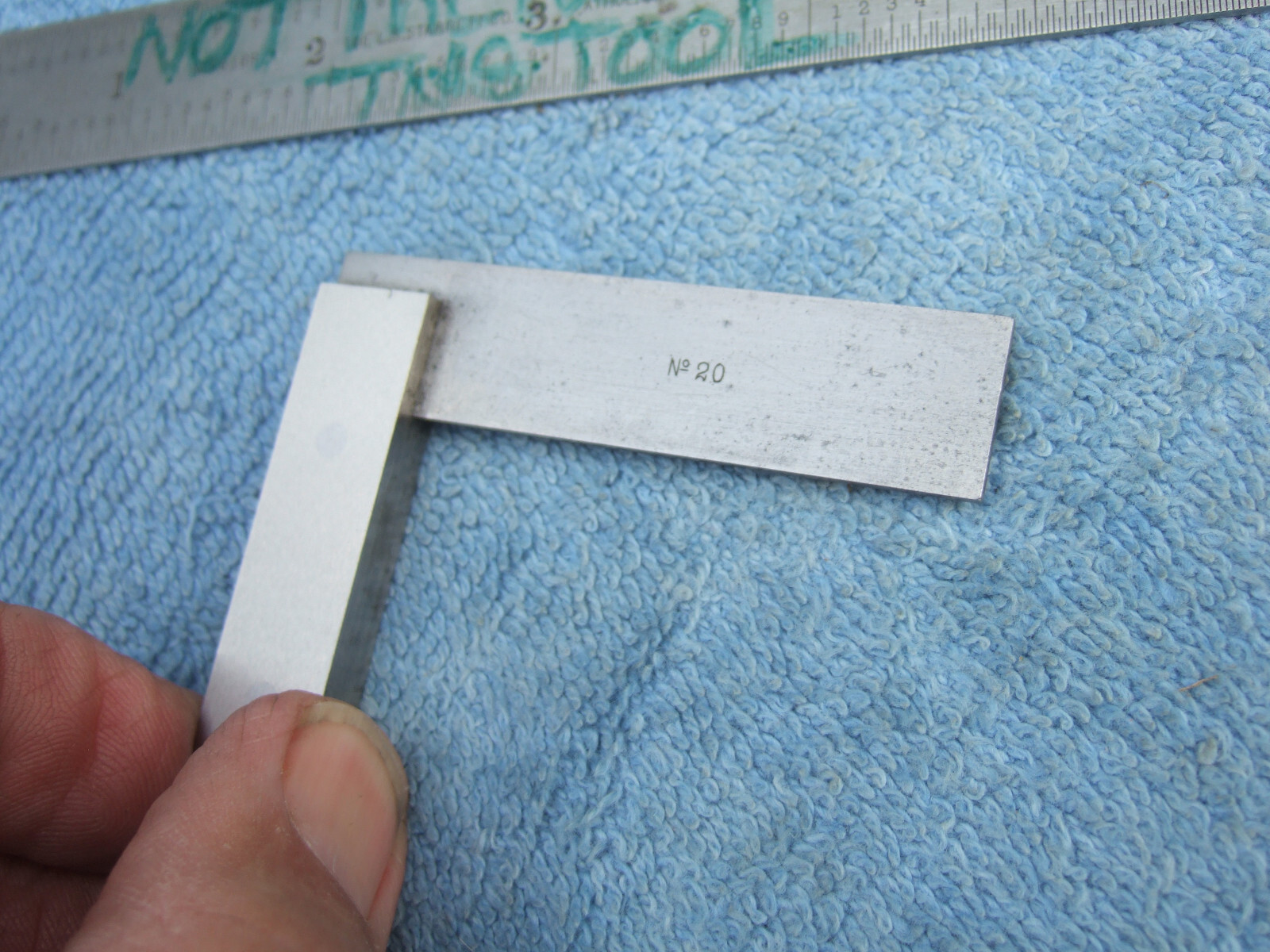 STARRETT No.20 VINTAGE OLD 2 In. SQUARE USA MACHINIST INSPECTION NO ENGRAVING 2A