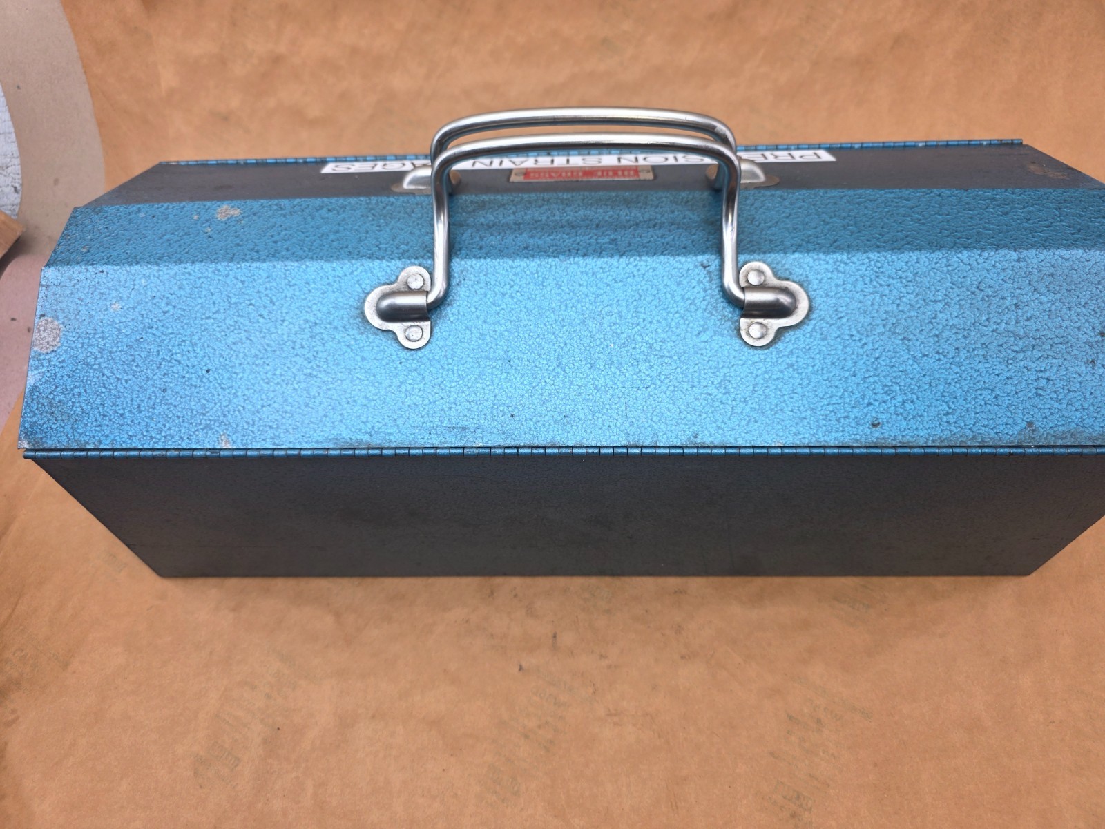 Vintage Belknap Blue Grass T5-BG 721 Tool Box 21 L X 9 W X 7.5 H