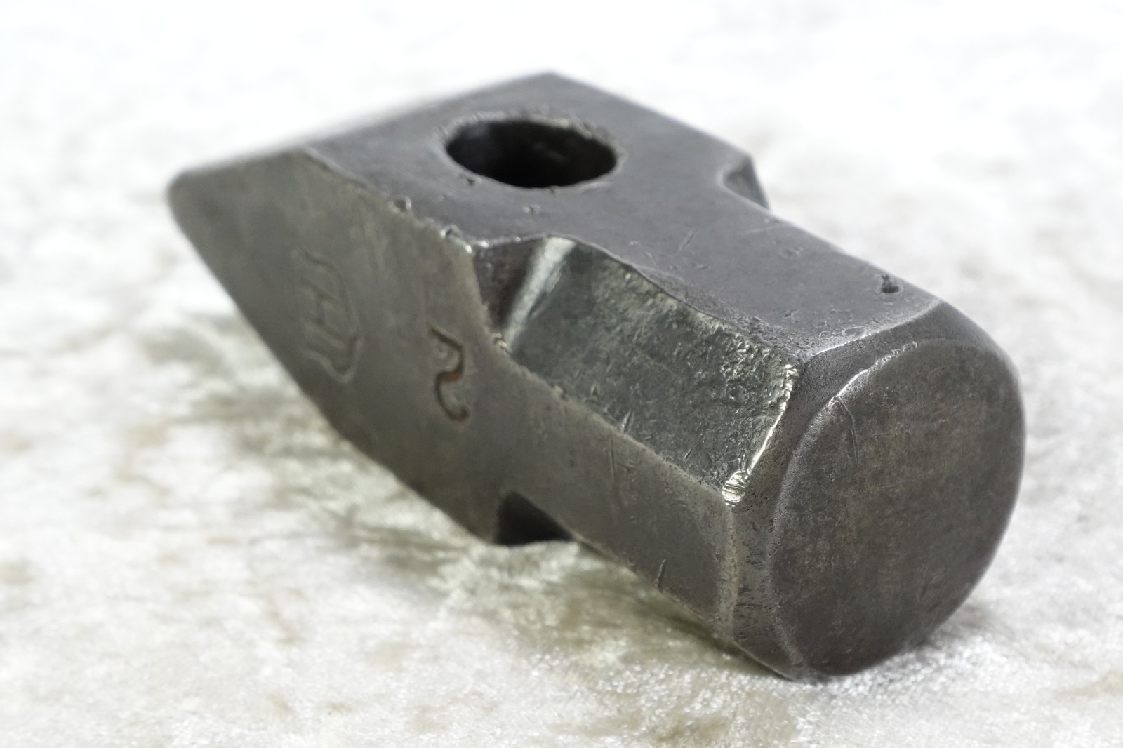 Vintage Blacksmith’s Cross Peen Hammer Head Marked ‘H’ & Shield Hubbard 2.19 Lbs