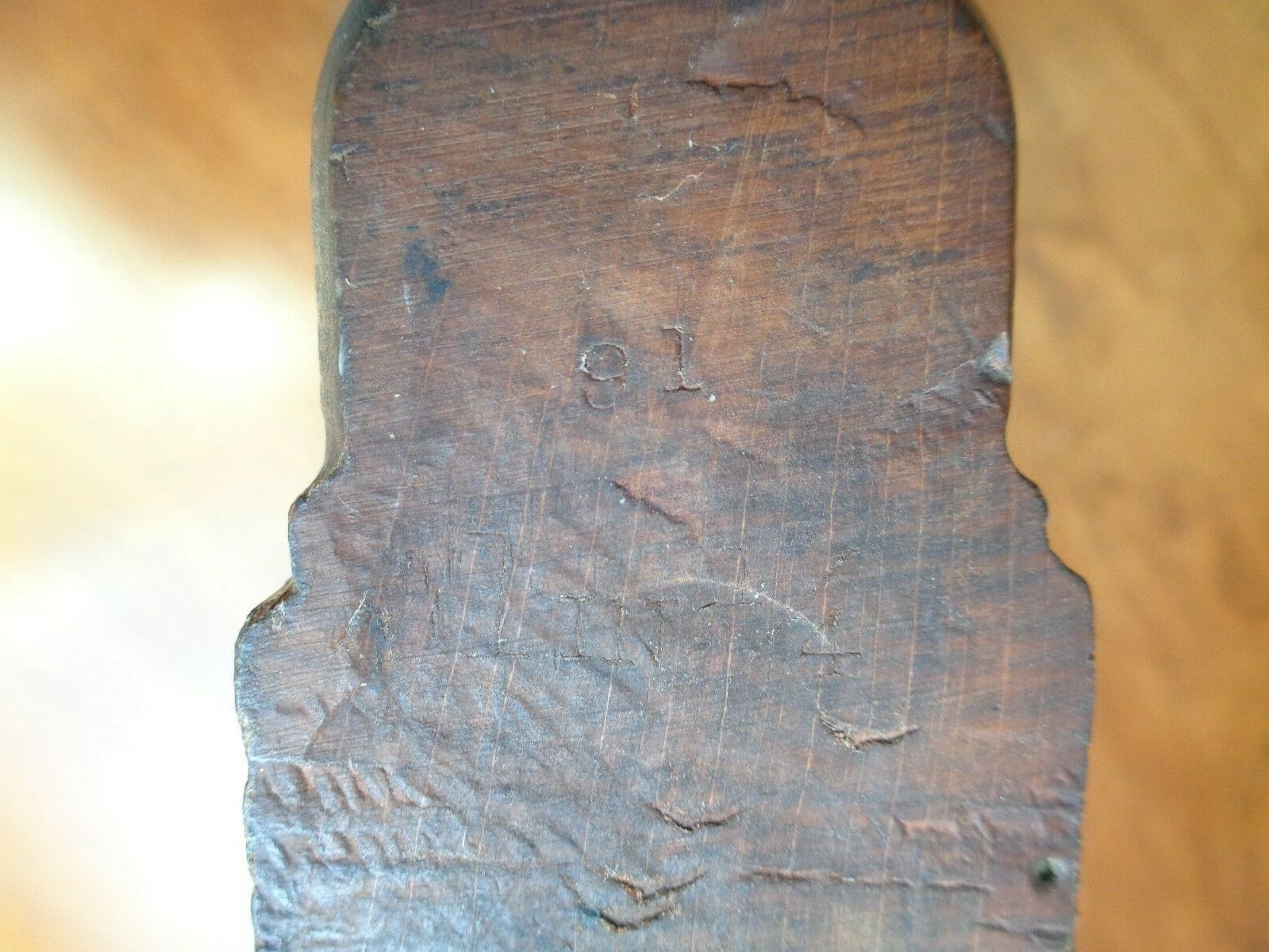 Vintage Antique Wood Round Wood 2 Blade Plane 1 1/4 #91