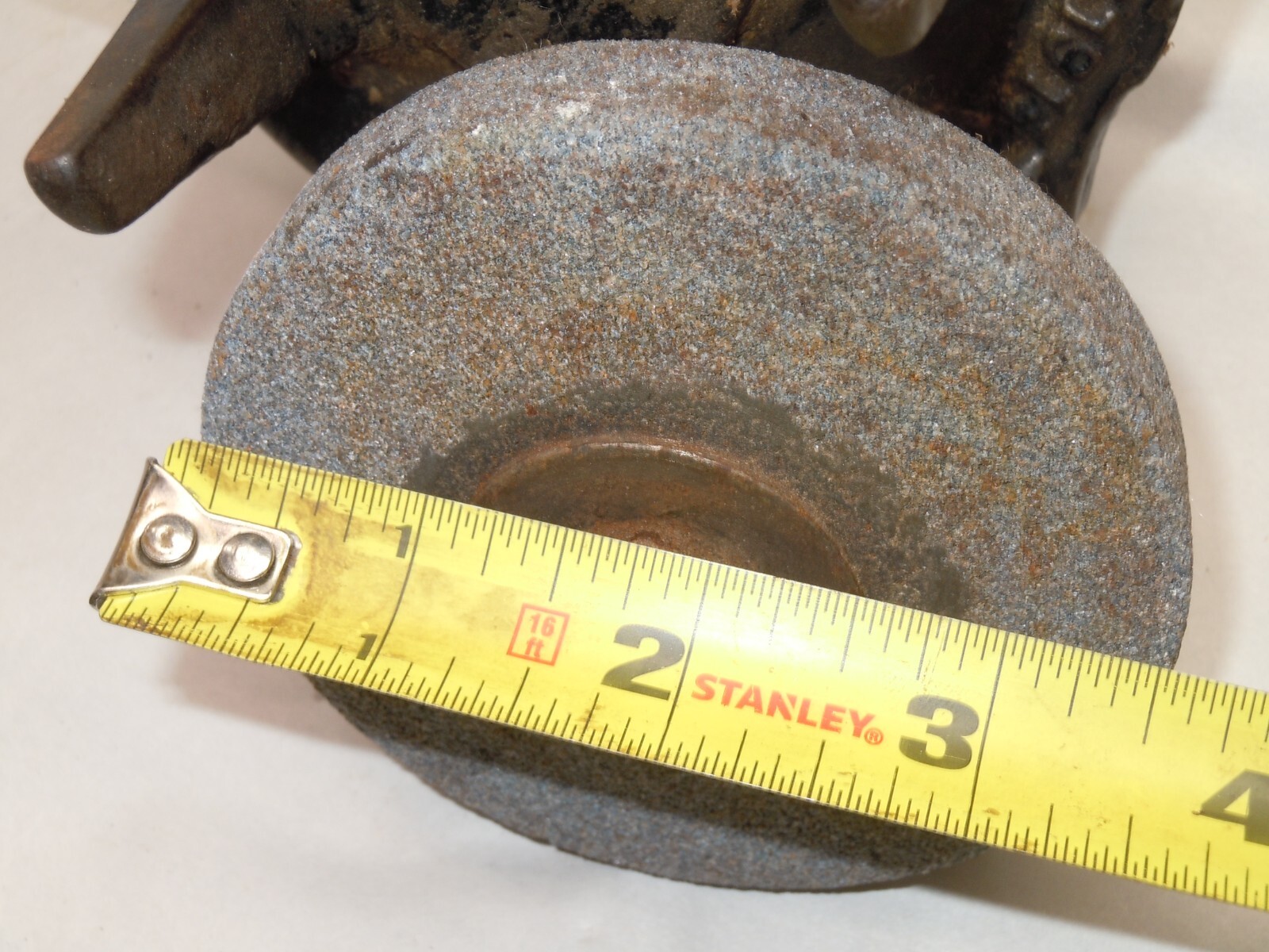 LUTHER No.14, DIMO GRIT Vtg. Hand Crank Sharpening Grinder, Milwaukee, USA