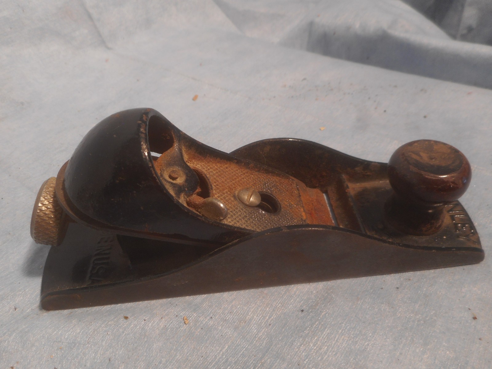 VINTAGE STANLEY BLOCK PLANE WOODWORKING COLLECTOR TOOL No.220 MADE IN THE USA