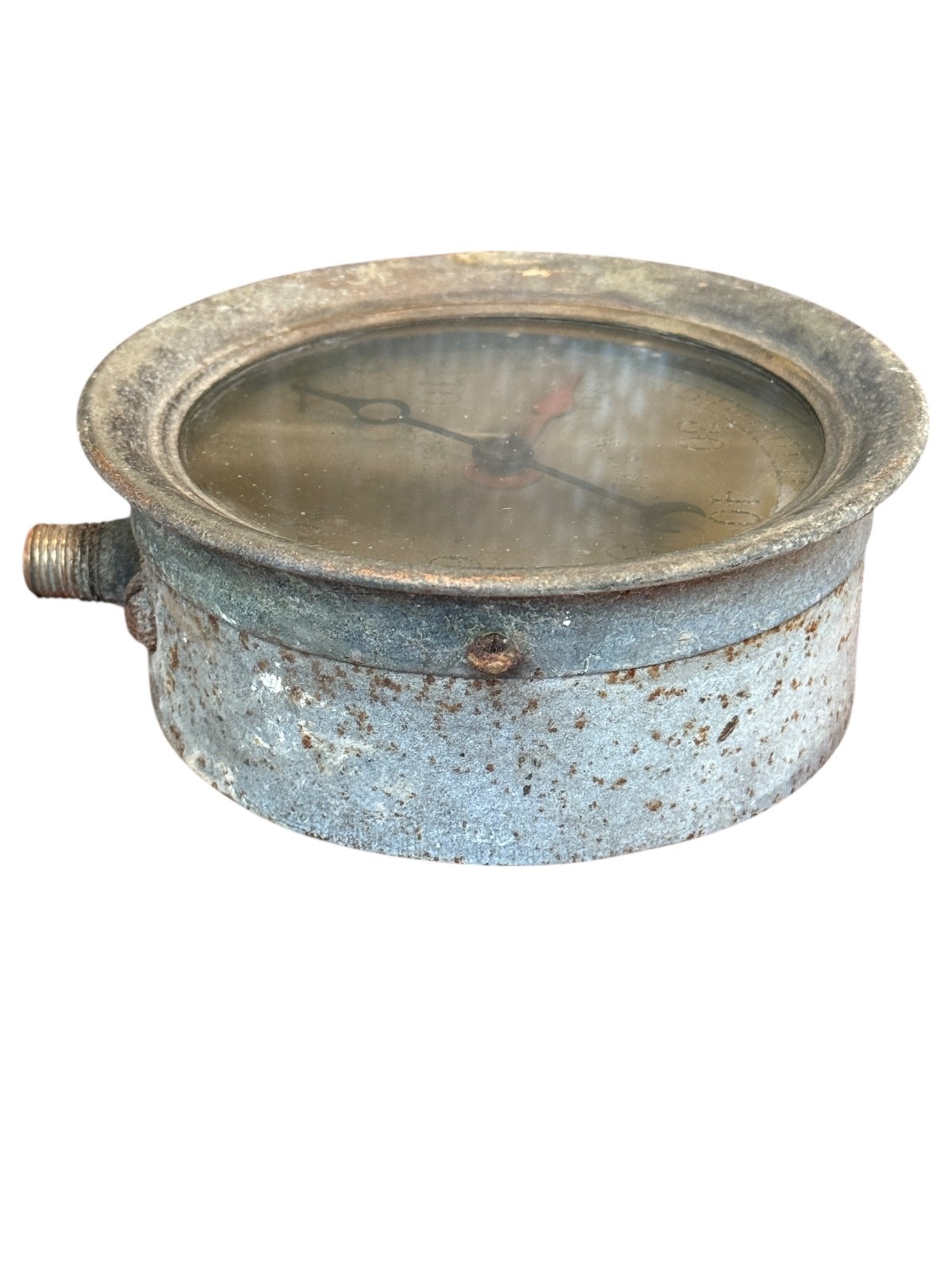 Vintage W. D. Allen Mfg. Co. Seattle Washington Brass Pressure Guage 70psi