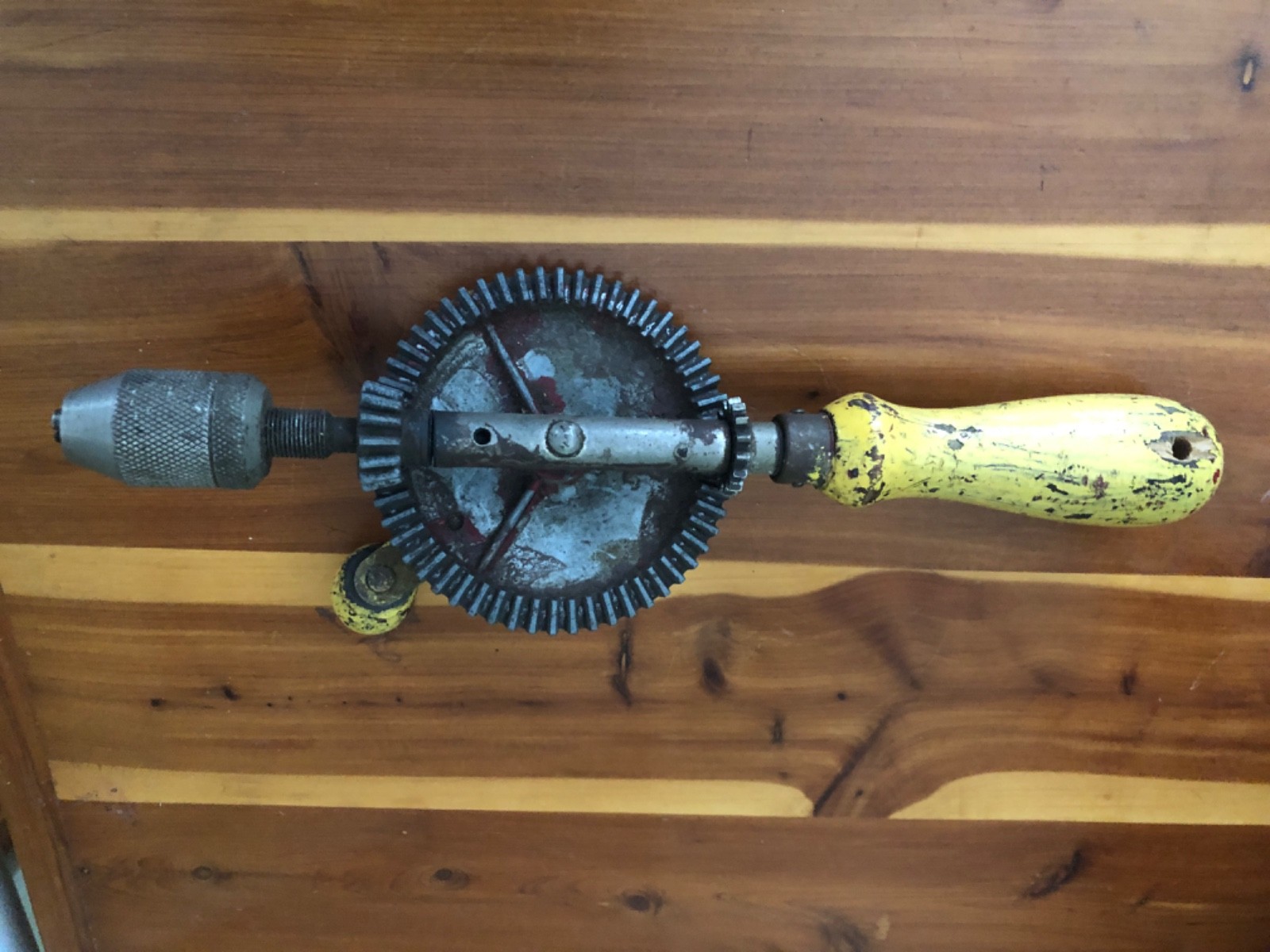 Hand Drill Egg Beater Style 12” Length READ DESCRIPTION