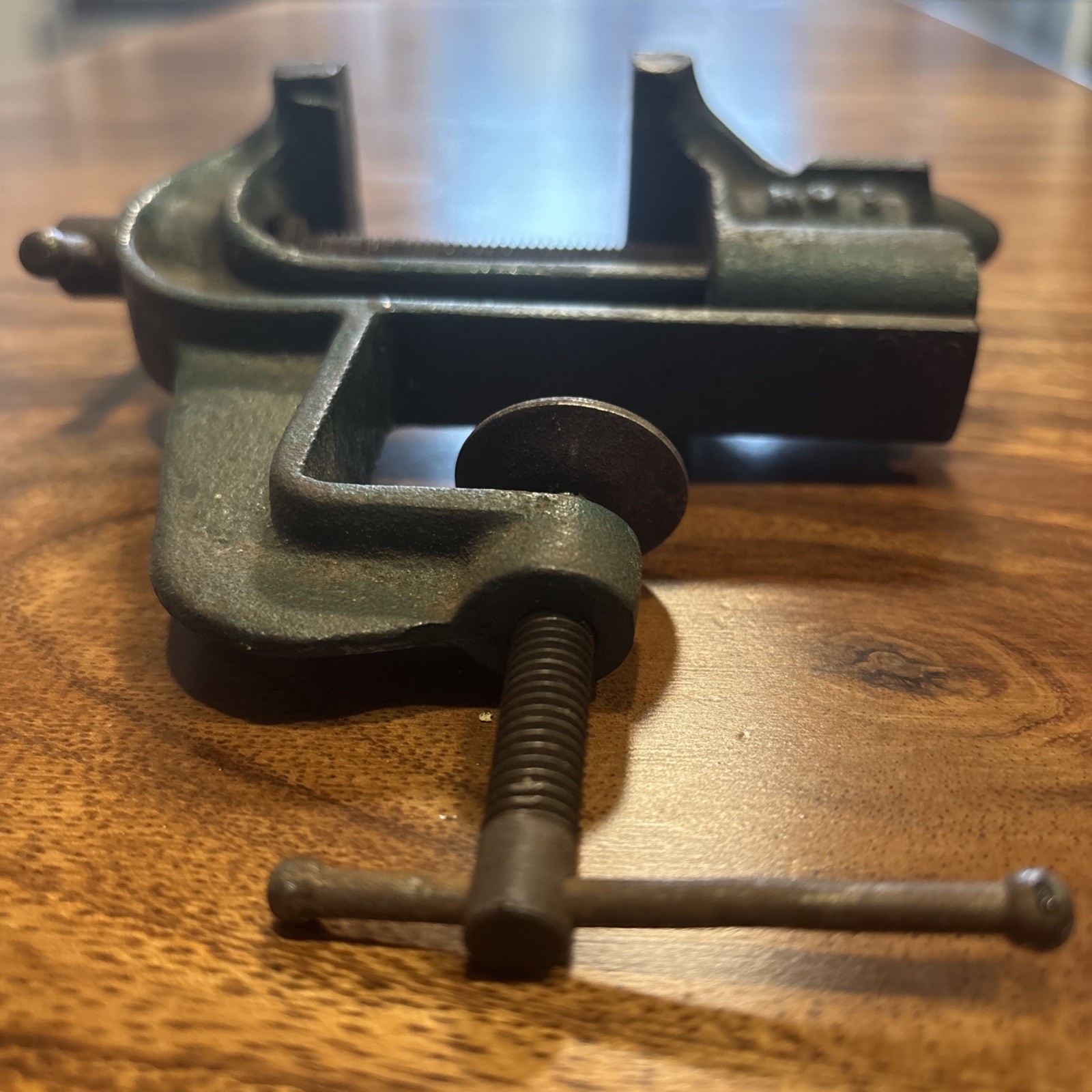 Vintage LH & F Co Vice Clamp No 1 Littestown Hardware Jeweler Custom Table Mount