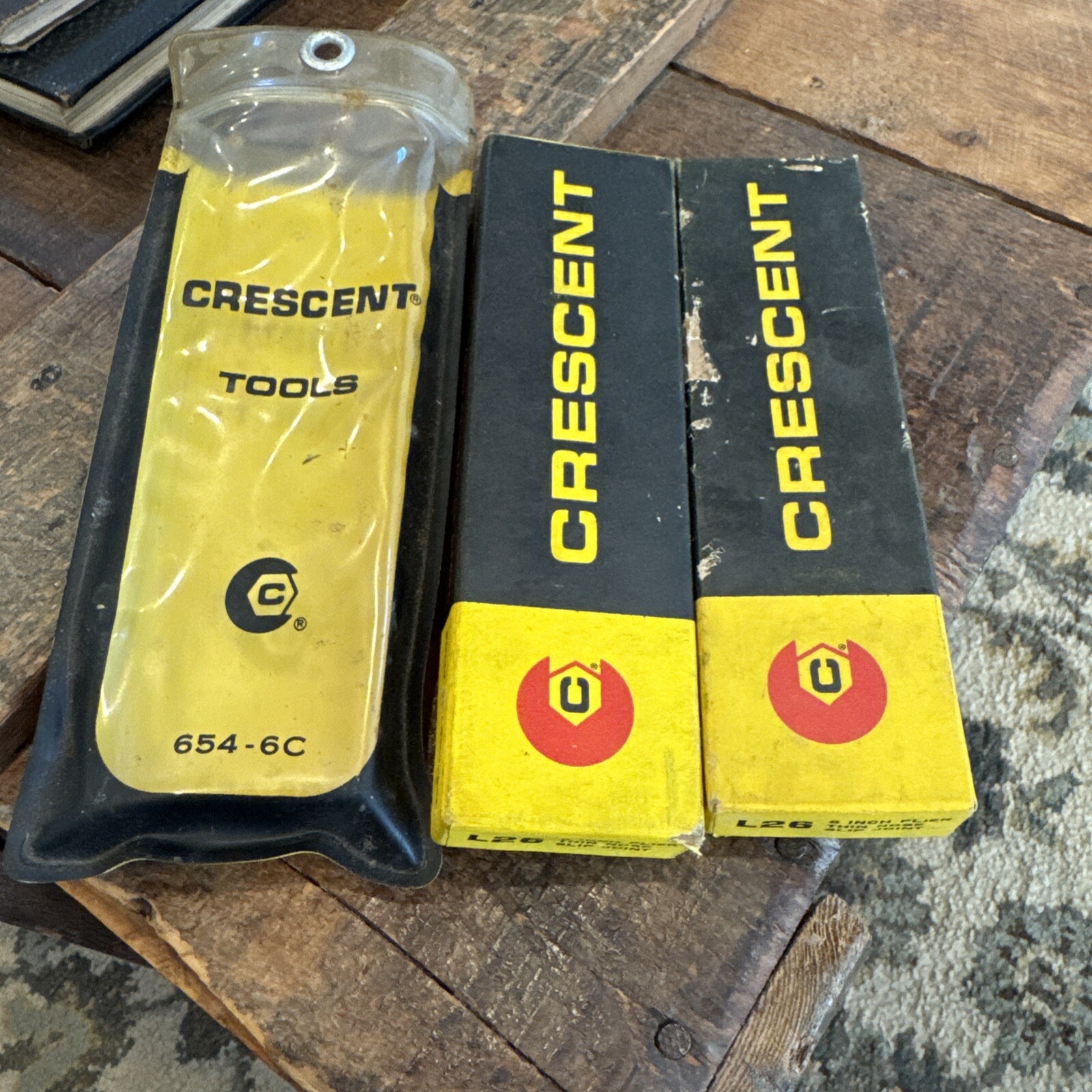 EMPTY Crescent Tools Small Box & Bag Slip Joint L26 654-6C