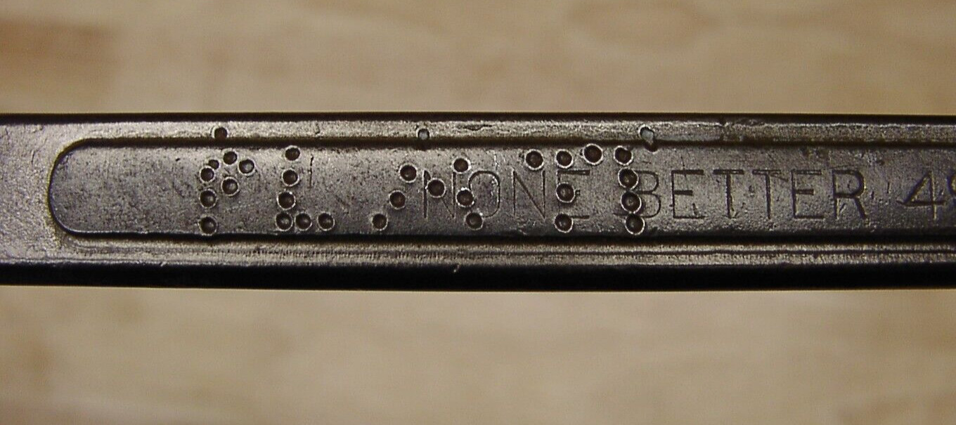 Vntg None Better 4952P Double Offset 12 Pt. Box Wrench,7/8″ X 13/16″ X 12-3/4″