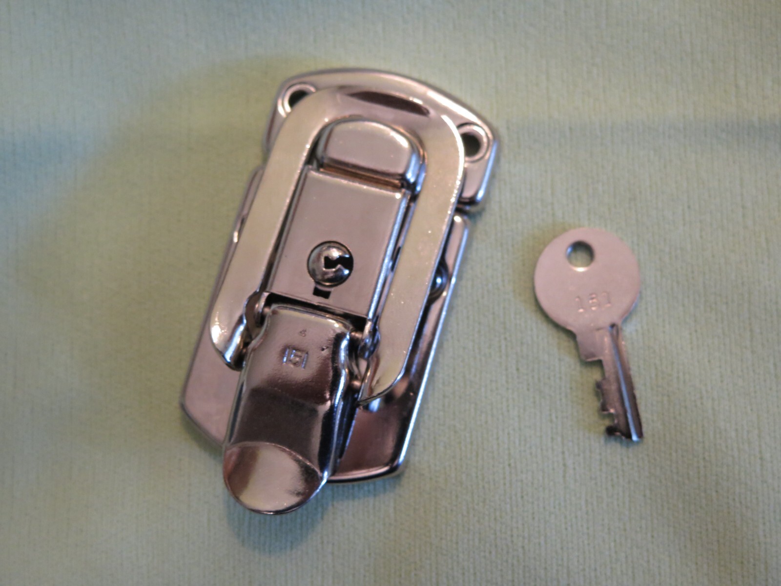 Vintage NOS 3″ USA Excelsior latch for tool box Remline Gerstner machinist chest