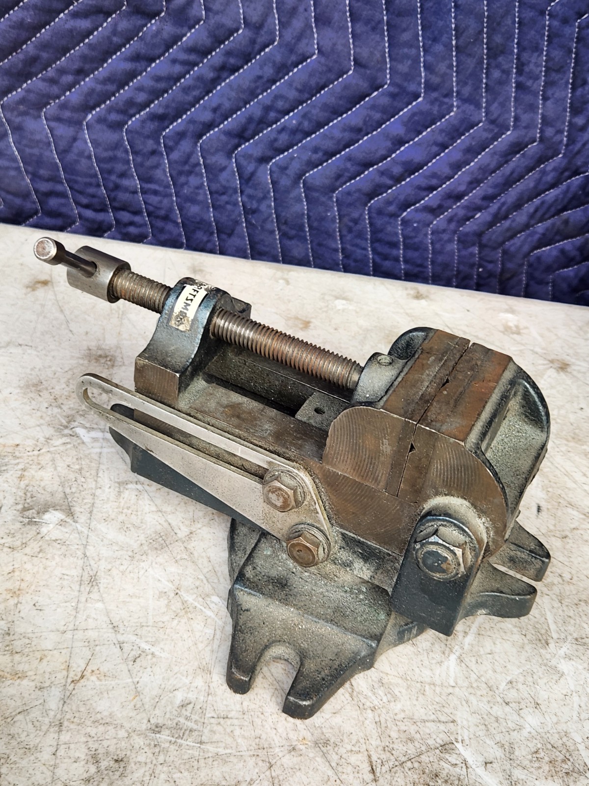 Sears Craftsman Machinist 5025 Vintage Vise 2 5/8″ Jaw Tilting Swivel 8″ Base