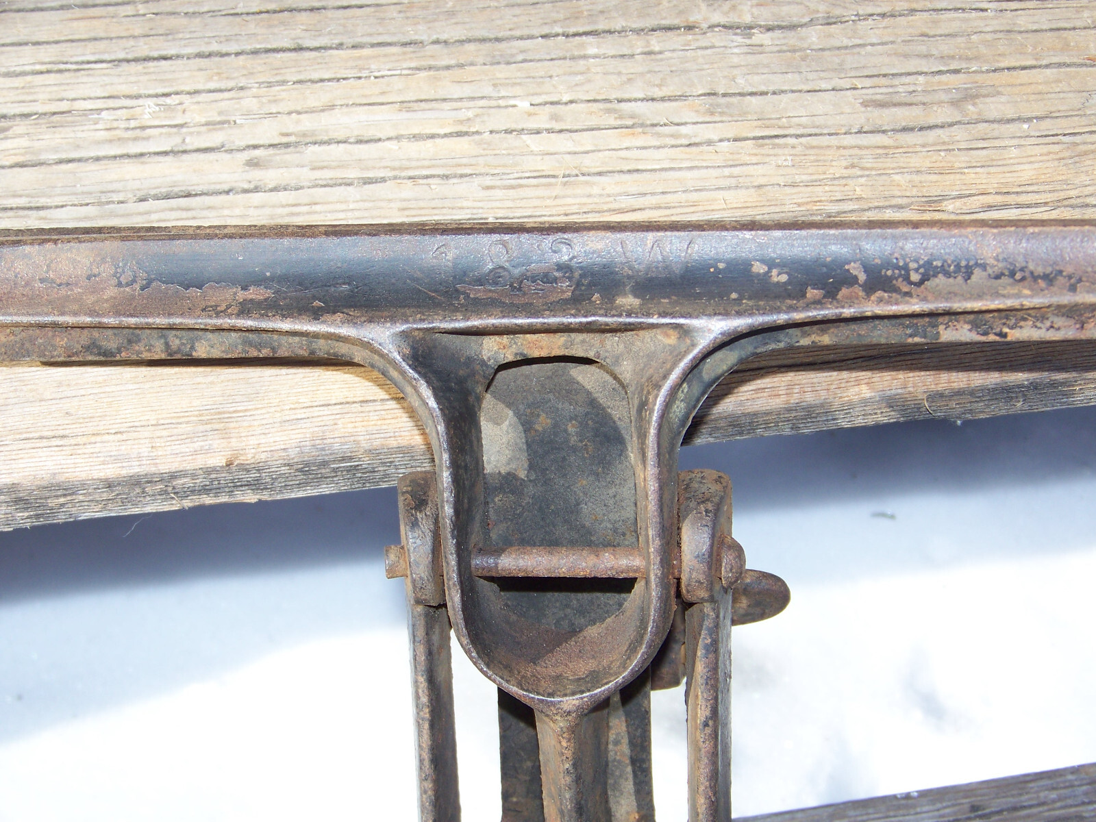 Vintage Cast Antique # 183W Hand Saw Vise Sharpening Bench mount old Tool Part