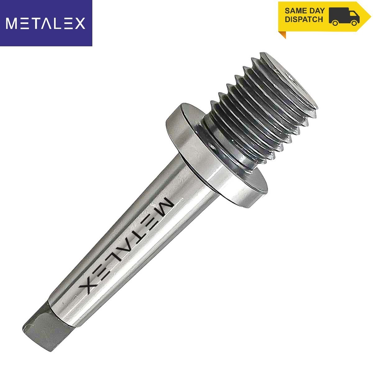 Heavy Duty Woodworking Live Tailstock Chuck Adapter Drill Chuck Arbor MT2 – 1″x8