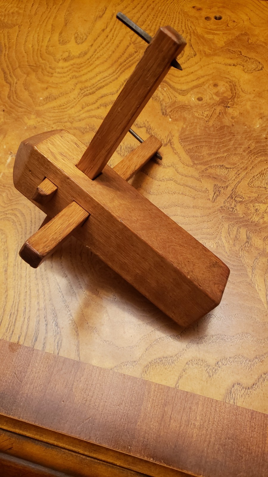 Vintage 6.5″ Wooden Mortice Marking Gauge Old Carpenter Woodworking Tool