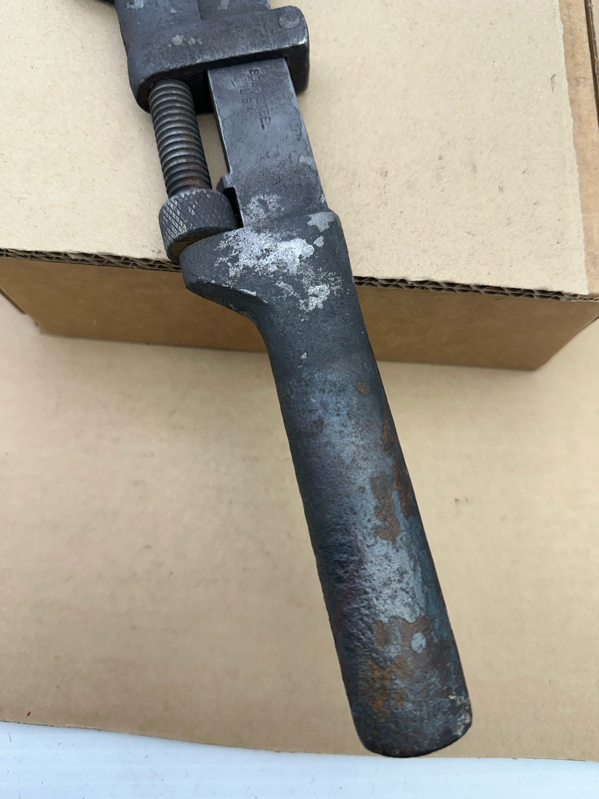 Vintage COES Wrench Co. ? Worcester, MA All Steel – Solid Handle USA *READ