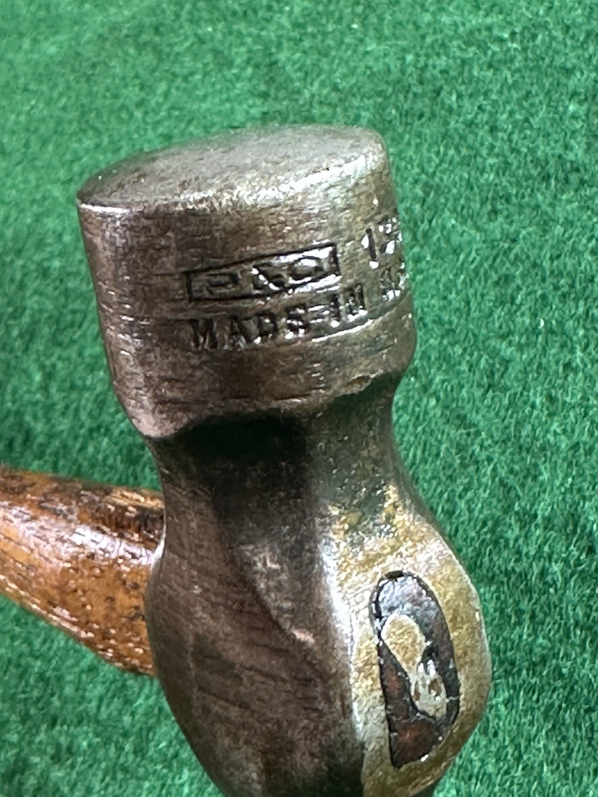 P&C Pascal Proto Plomb Ball and Pan Hammer Number 1304 with Original Handle USA