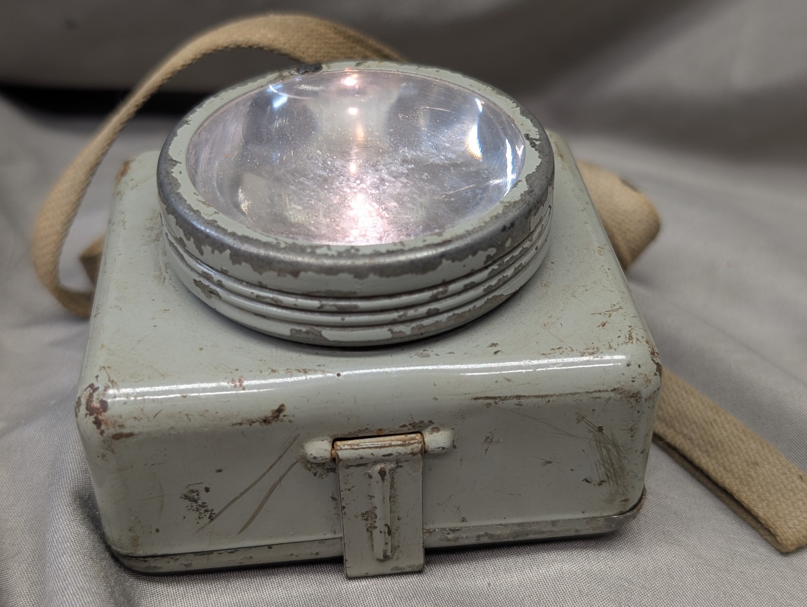 Vintage Chestlite Universal Adjustment Hands Free Flashlight