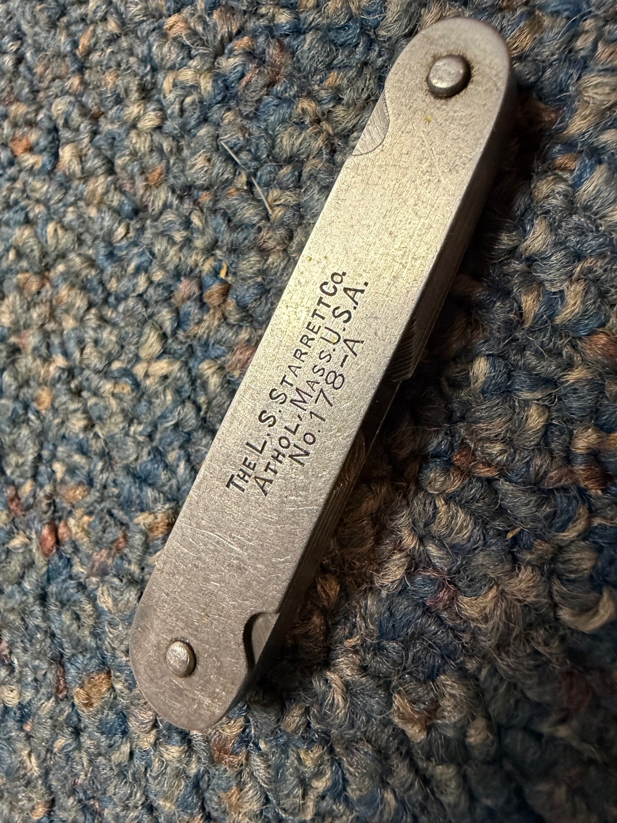 Vtg Starrett N. 178-A radius gage, good condition