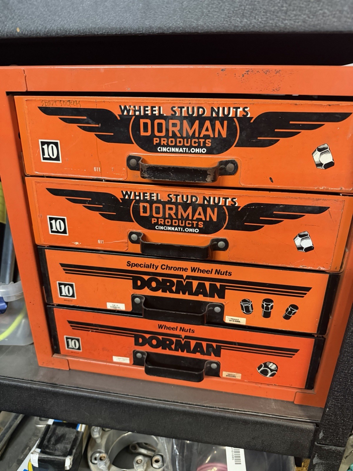 Dorman Vintage Automotive Cabinet Hardware Drawer