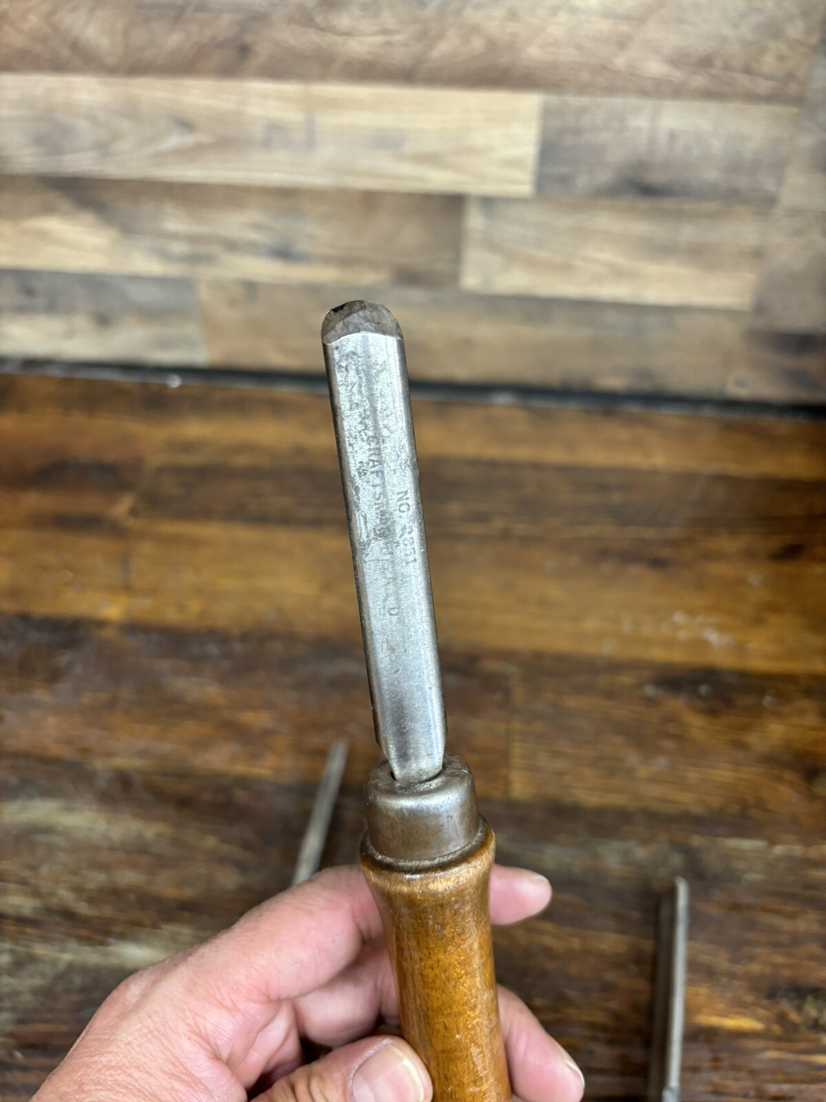 4 Craftsman Chisels Lathe Carving Tools. 2852, 2851, 2862 and Illegible model