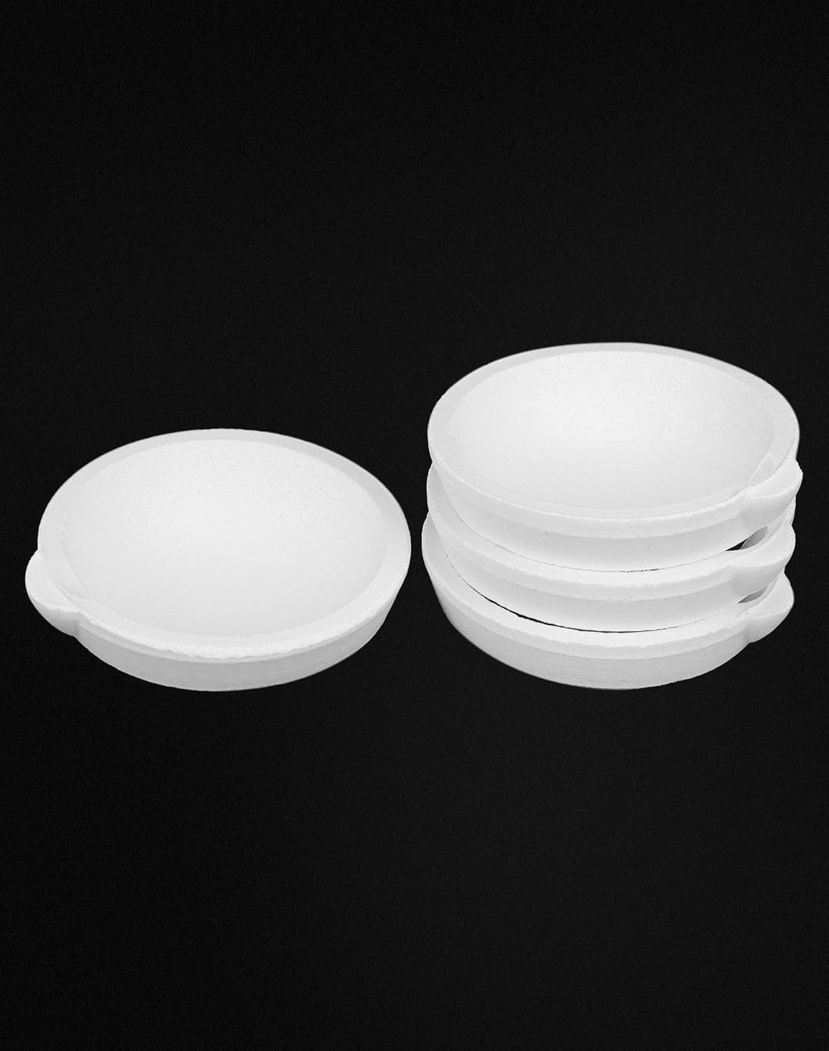 Ceramic Crucible Bowl 250g 4-Pack for Gold Silver Metal Melting & Casting
