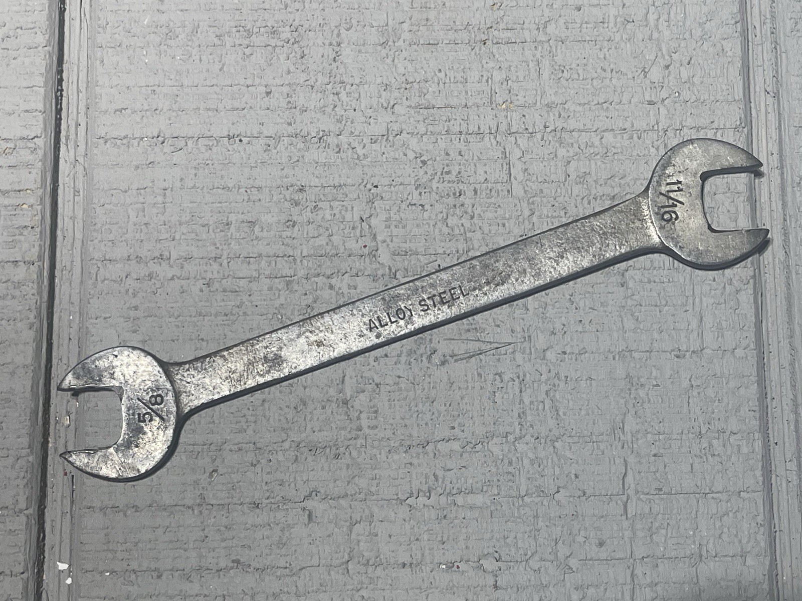 Armstrong 424 USA Open End Tappet SAE Hi Tensile Wrench 5/8 – 11/16 Vintage