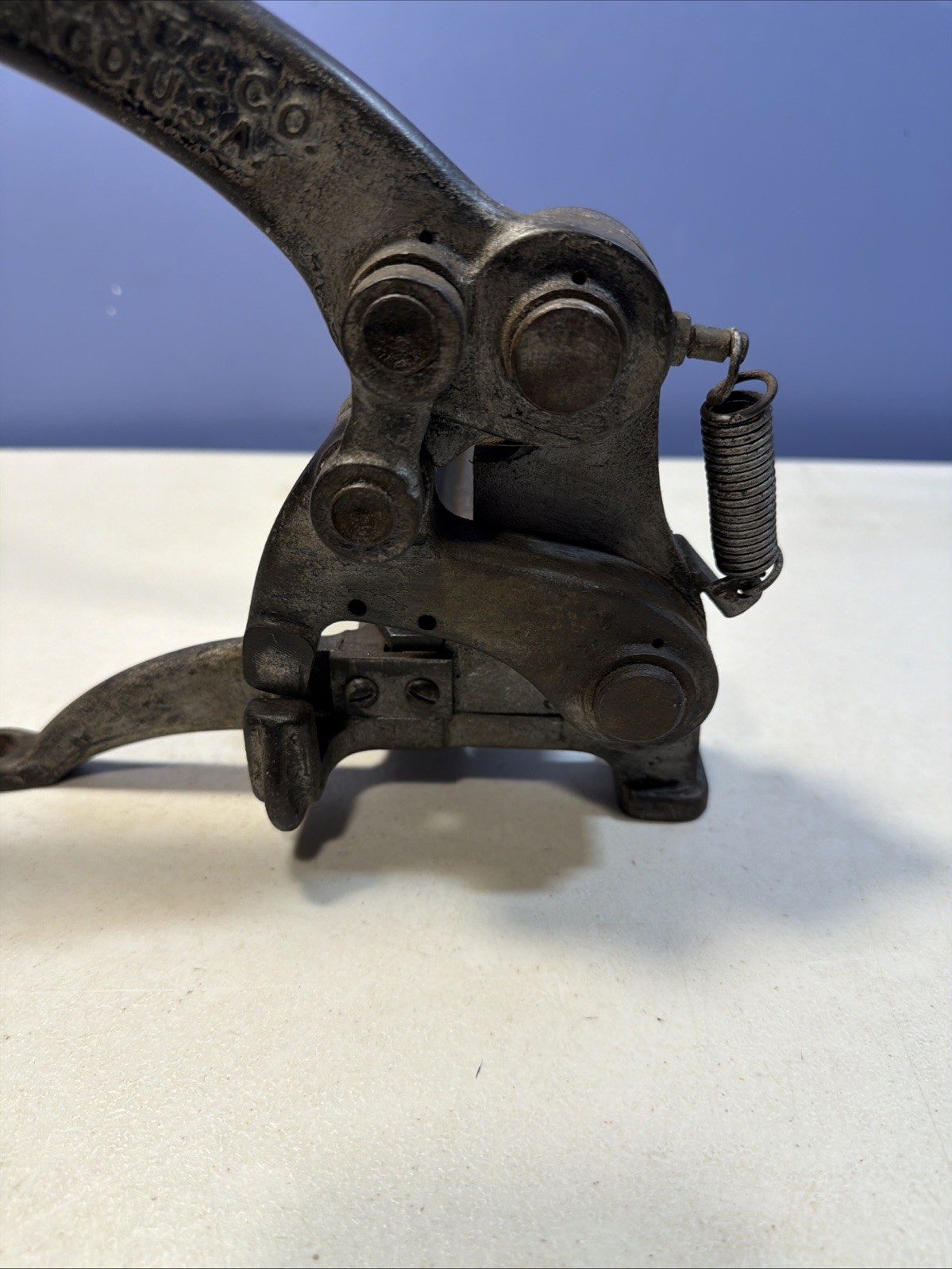 H.B. Rouse & Co. Chicago – Printer’s Tool Slug Cutter Cast Iron-Pat May 22, 1900