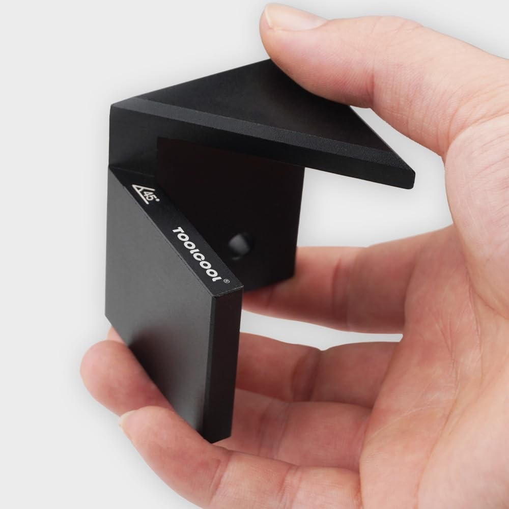 TOOLCOOL Center Finder Tool Dowel Maker Accessories-Center Finder, Black