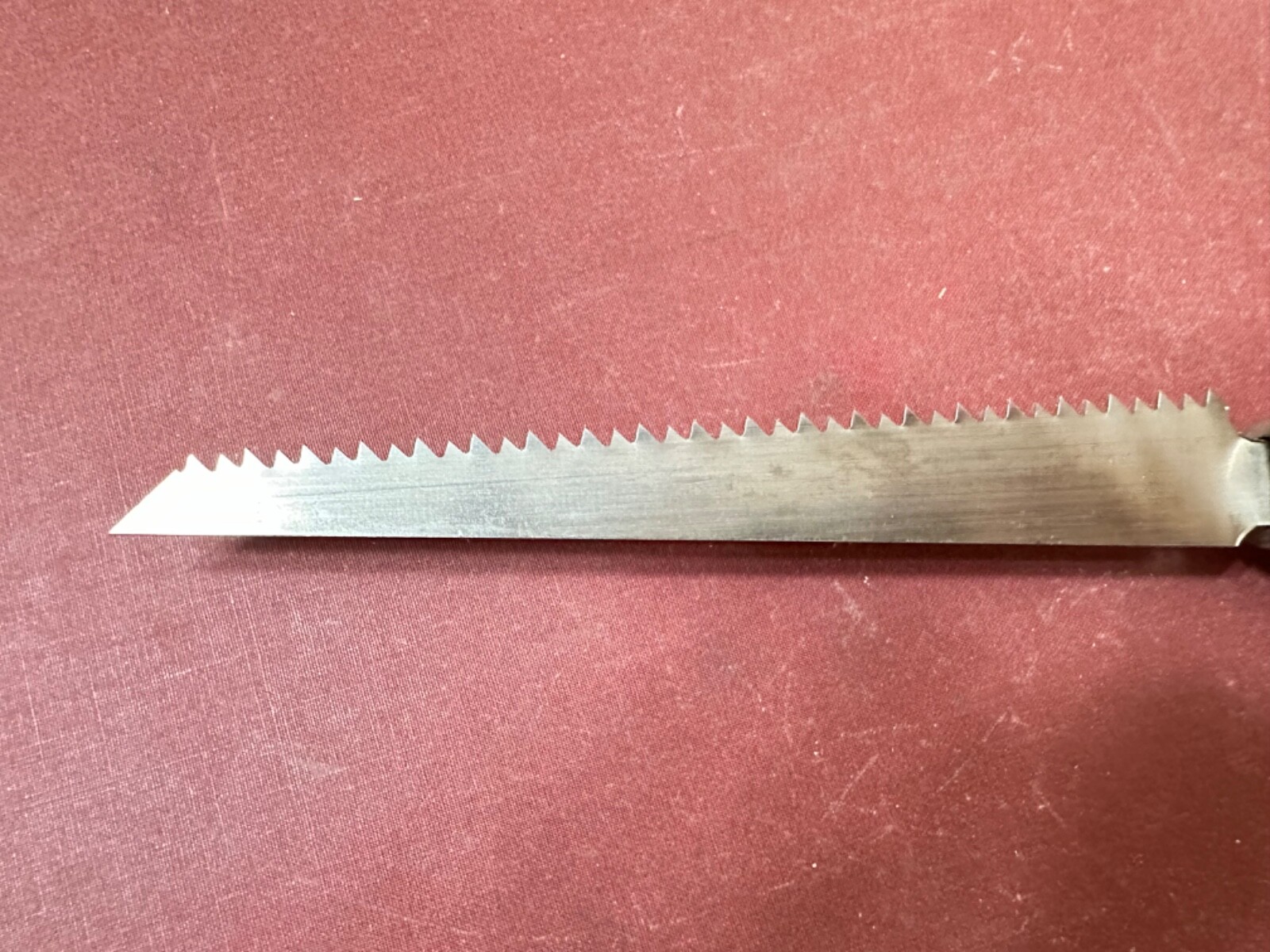 Vintage Blond Wood, Palm Handle, Heavy Duty, Keyhole/Drywall Sheetrock Hand Saw
