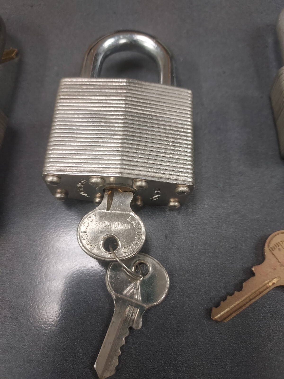 Master Lock Padlocks-2 with keys Advanced Affiliates Padlock-1 with keys.