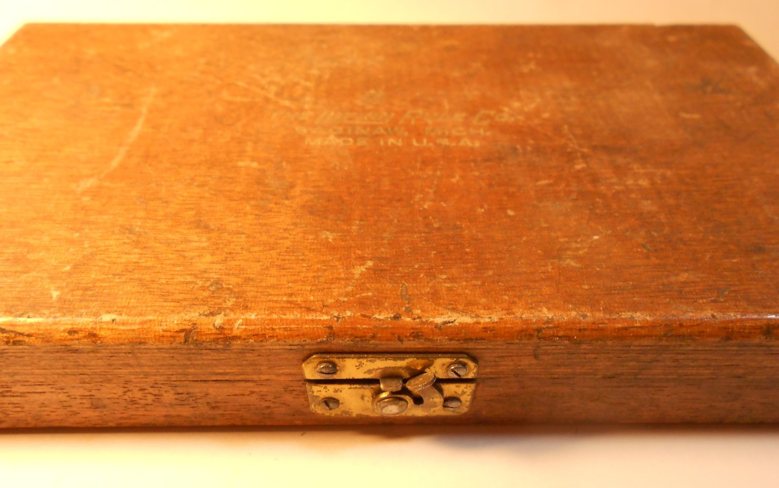 Lufkin Rule No. 680 Inside Micrometer Set & Wood Case USA E4