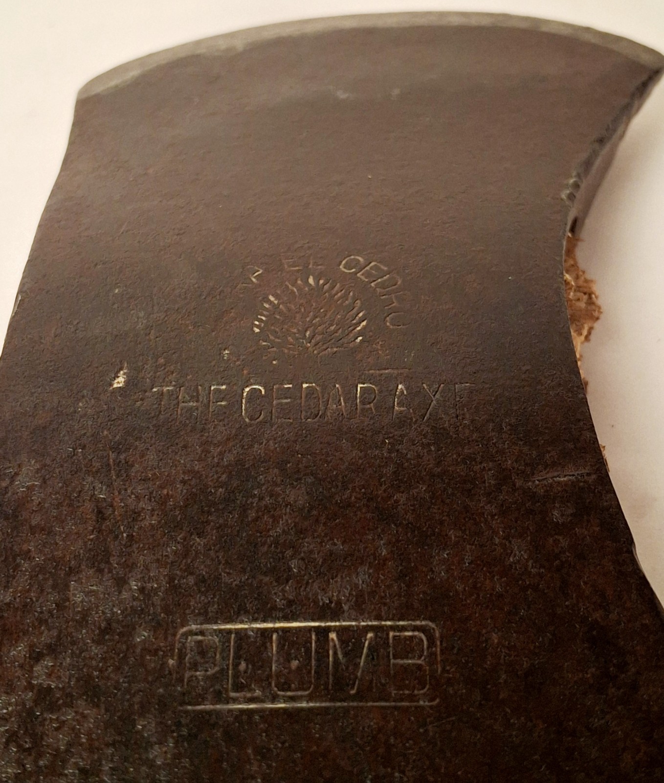 Plumb Para El Cedro double bit axe head Rare Vintage.
