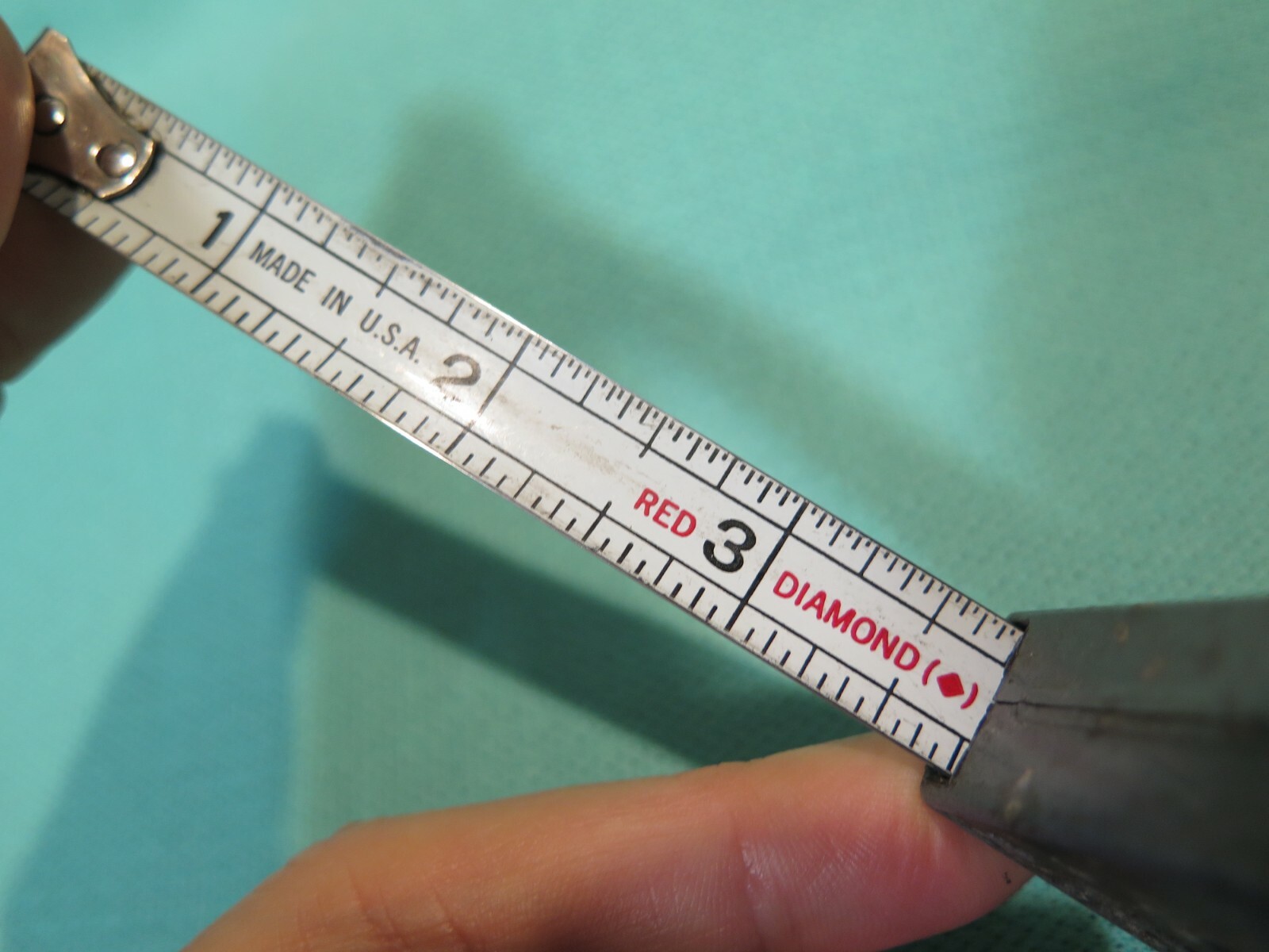 2 LOT Vintage ROE Red Diamond 6′ tape measure ruler + EVANS 6 ft 106W machinis