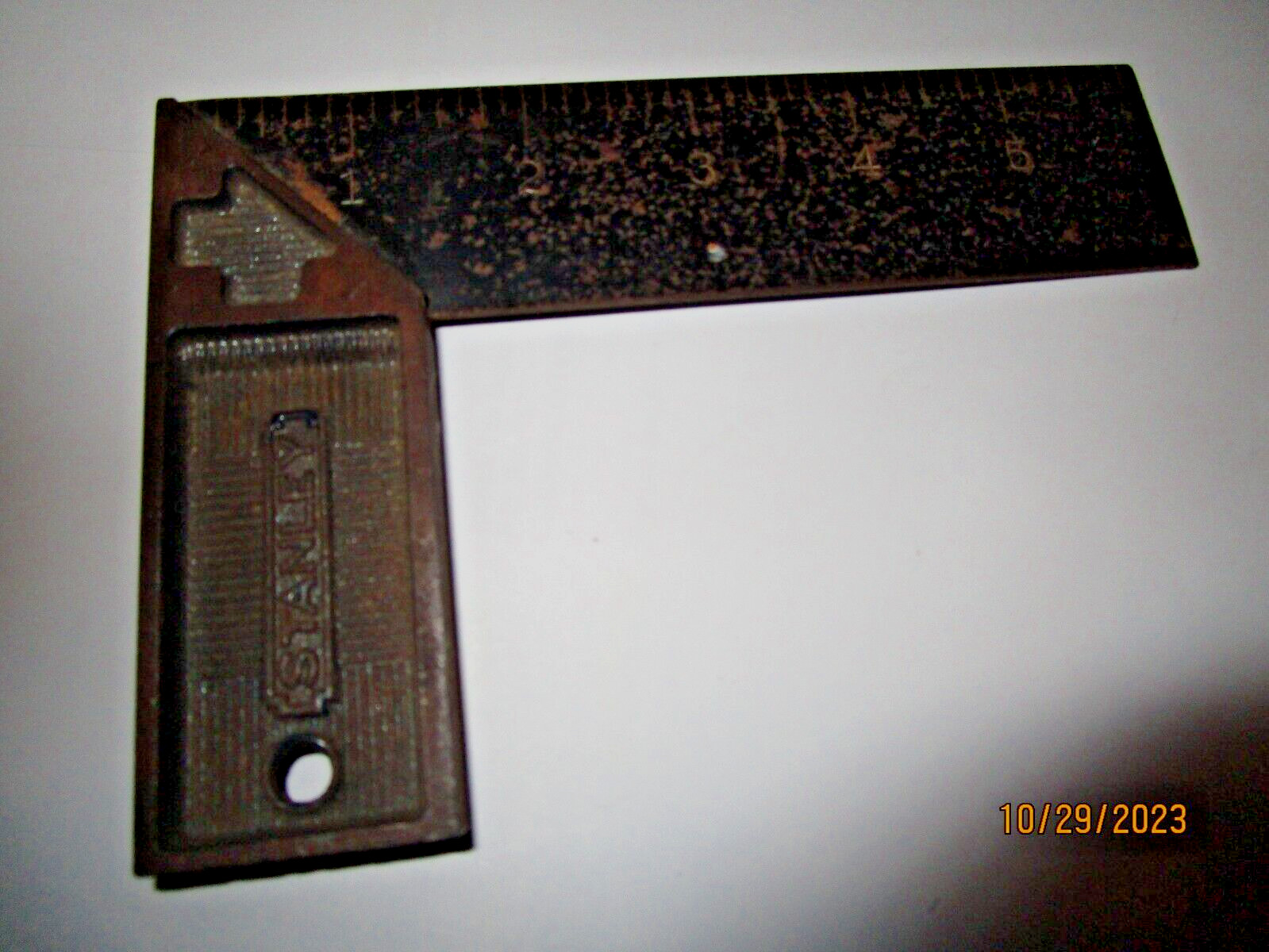 Vintage STANLEY No.1 6″ Try Square Made in U.S.A. b334