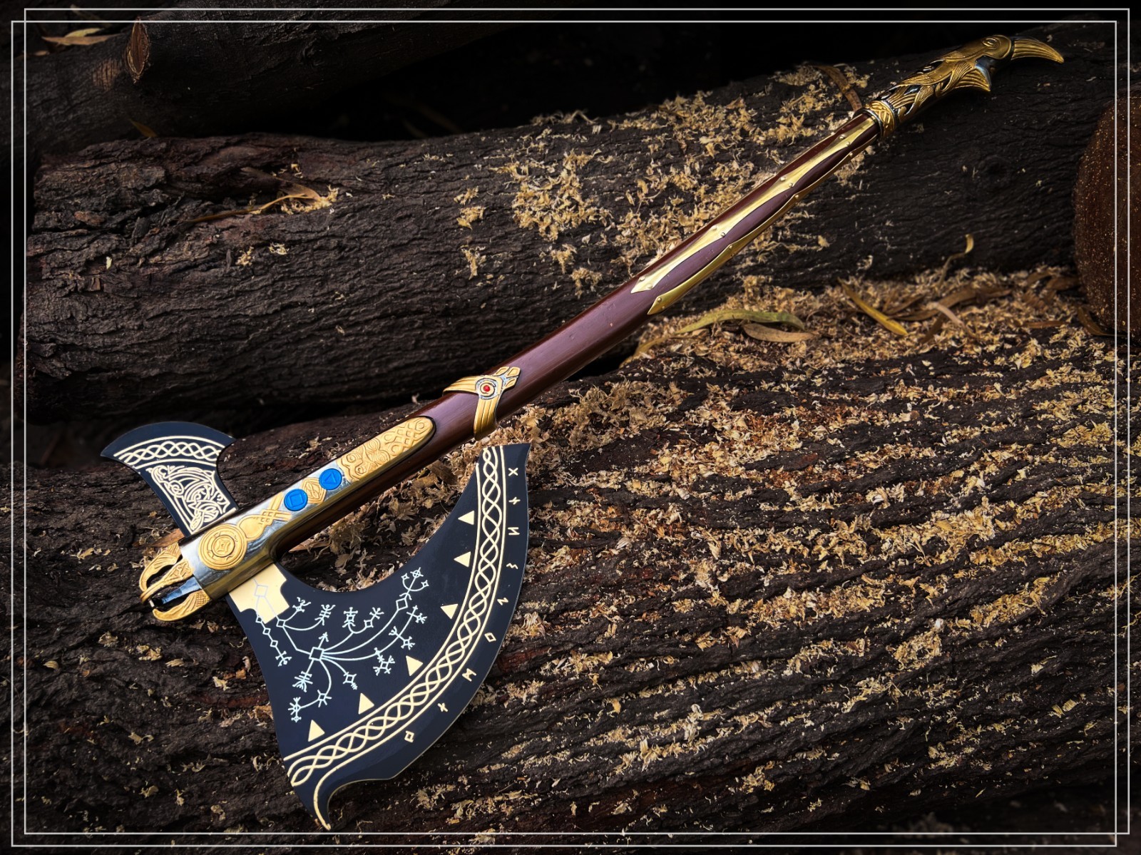 God of War Leviathan Axe Replica Kratos Axe Leviathan Kratos Cosplay Men Gift