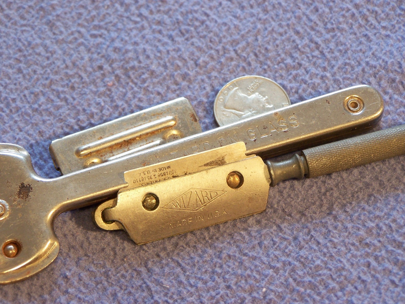 Wizard On Glass Ericsson Wizard Straight Razor patent 1924