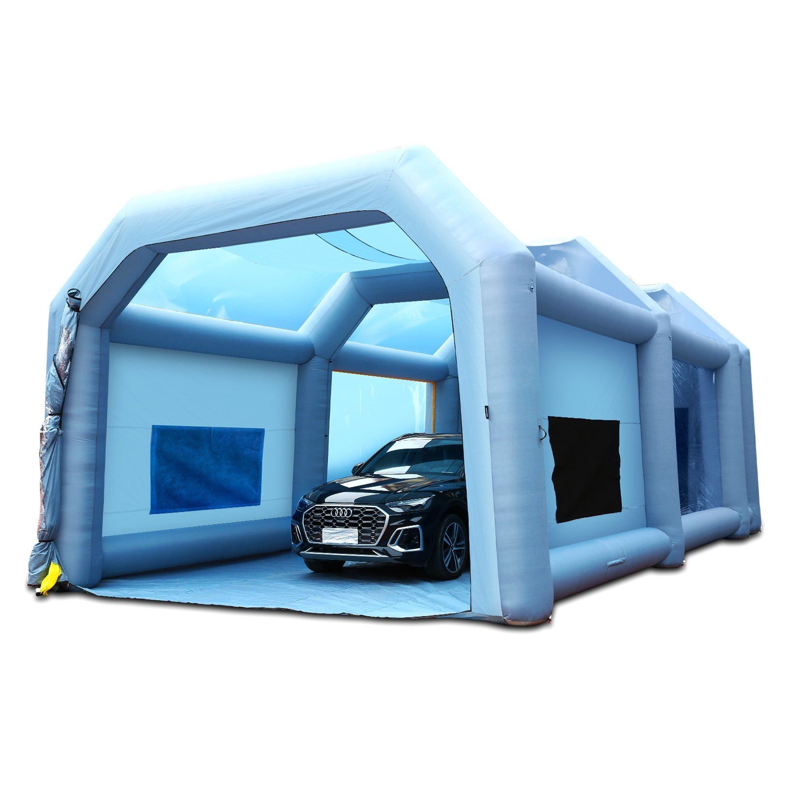 33x20x13ft Modular Spray Booth with High-Efficiency Filter Panels