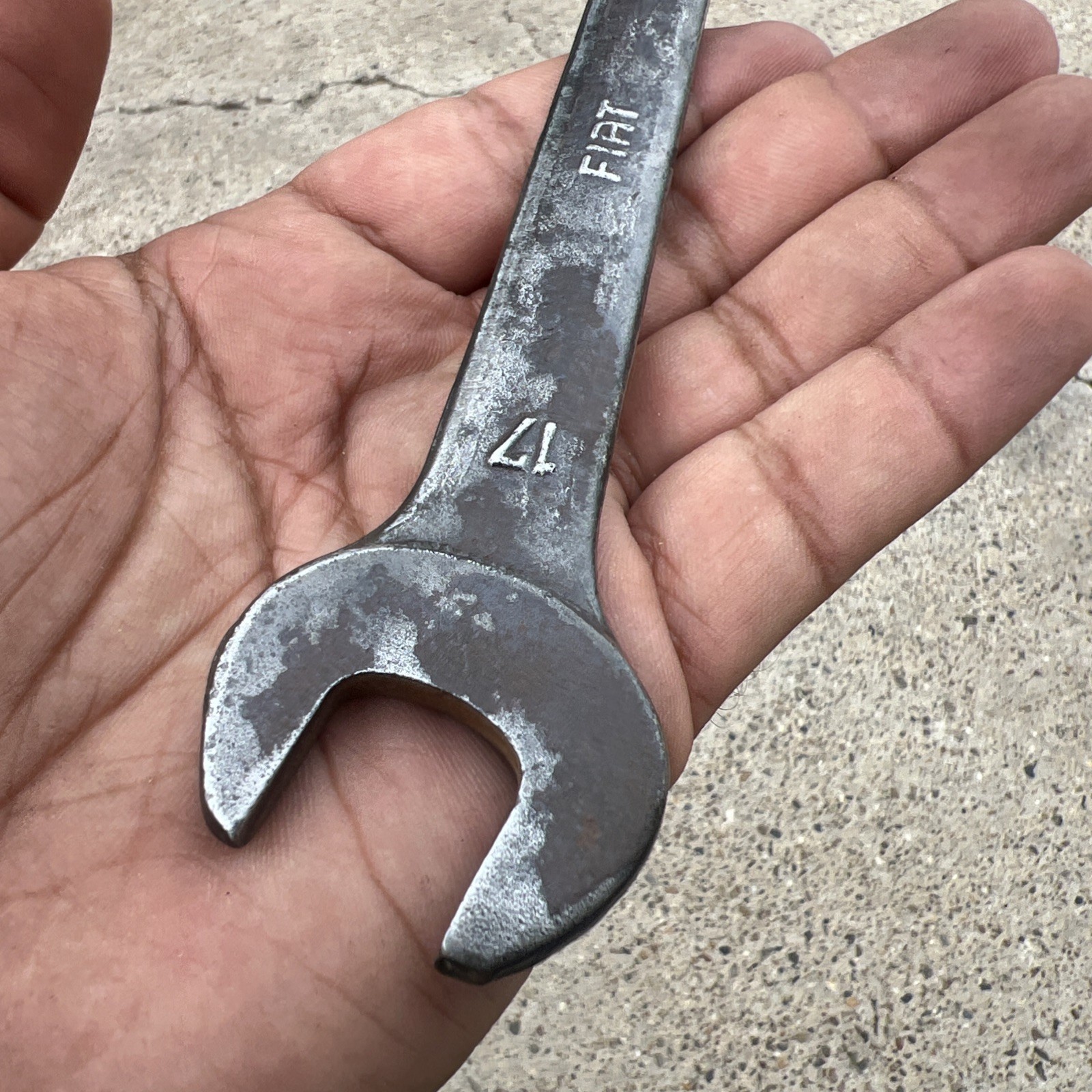 Vintage Fiat Tractor Wrench 17mm x 13mm” 6 3/8″ Length Old Tool